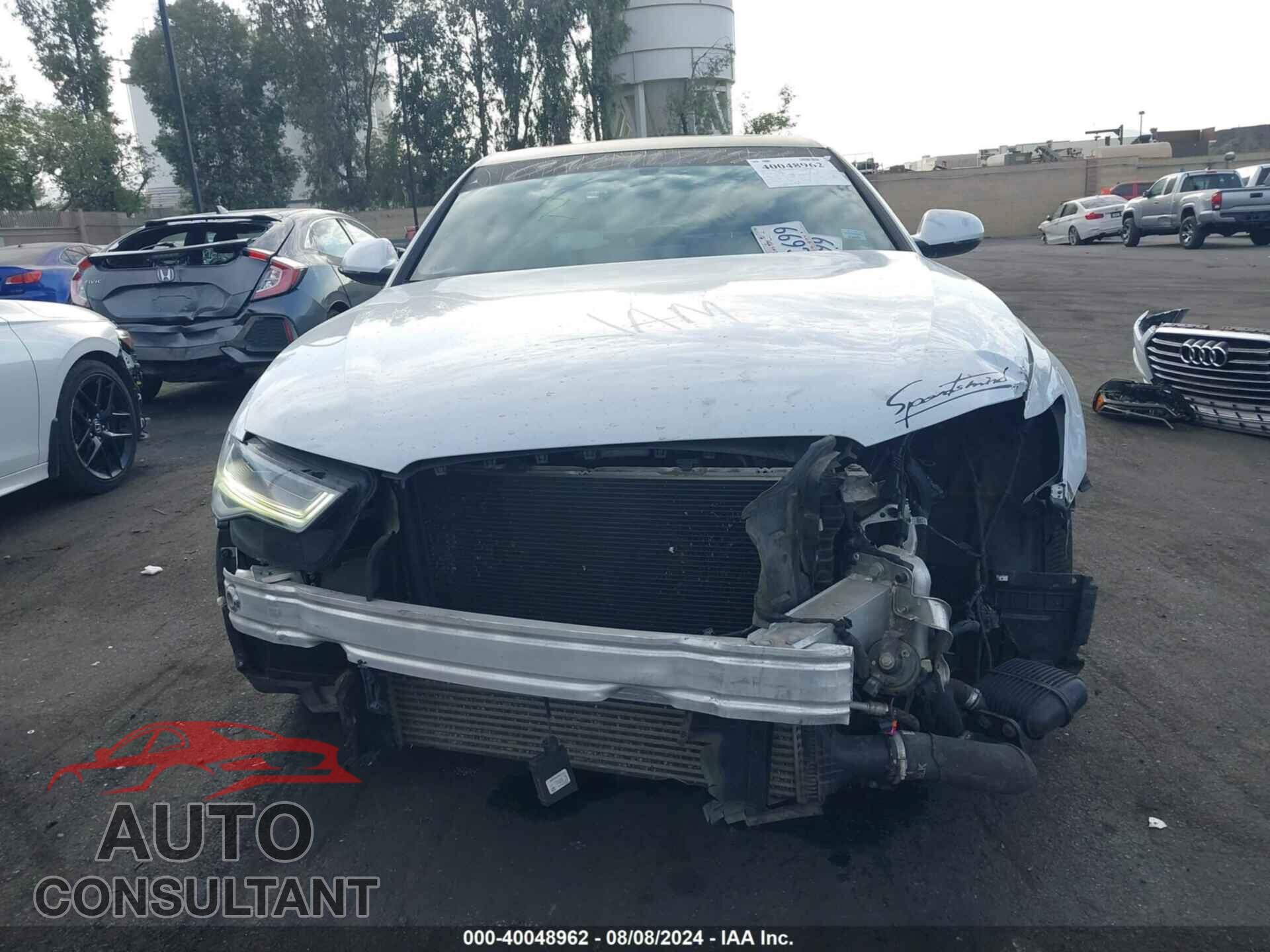 AUDI A6 2017 - WAUC8AFCXHN060764