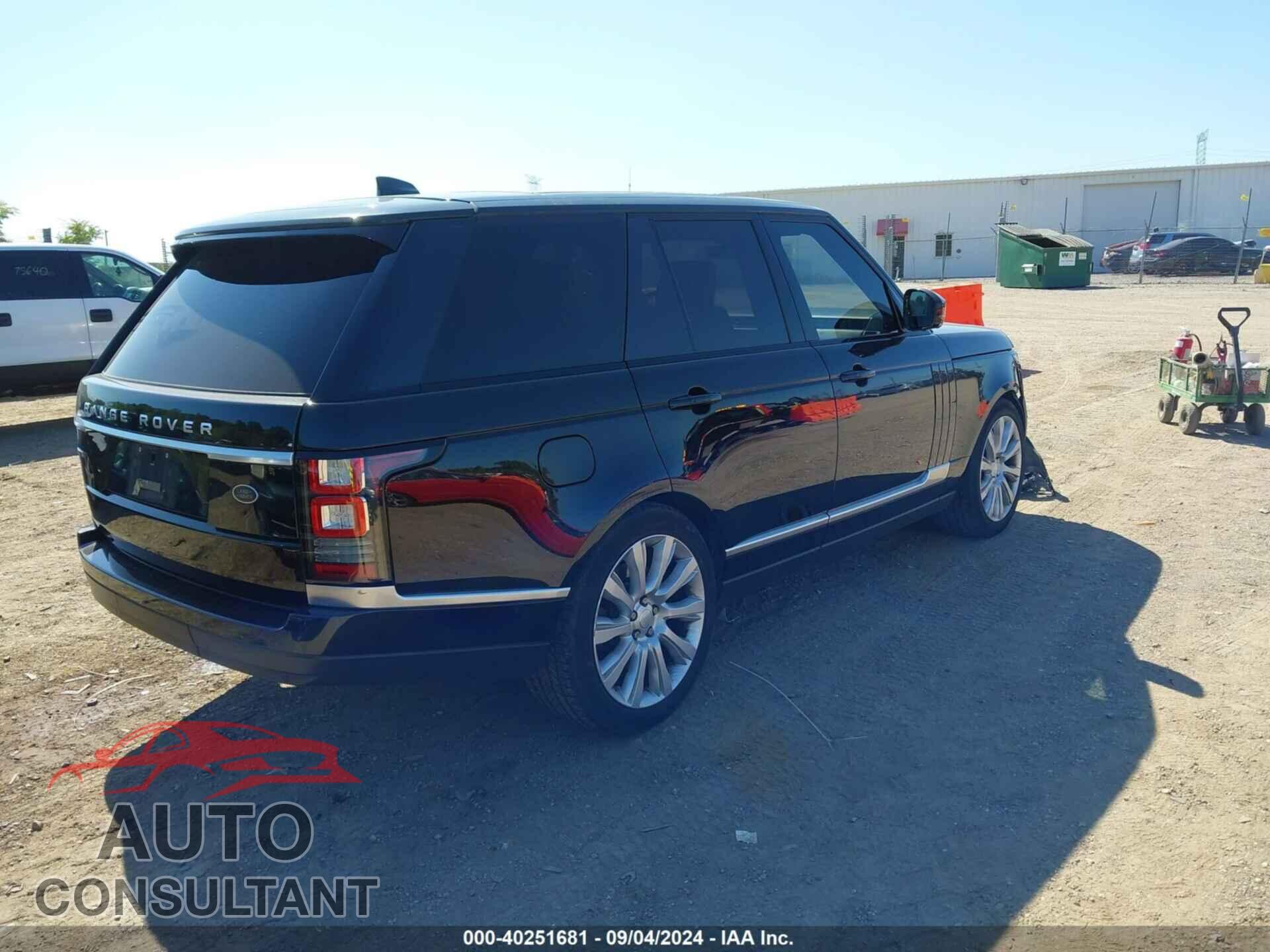 LAND ROVER RANGE ROVER 2017 - SALGS2FE1HA369746