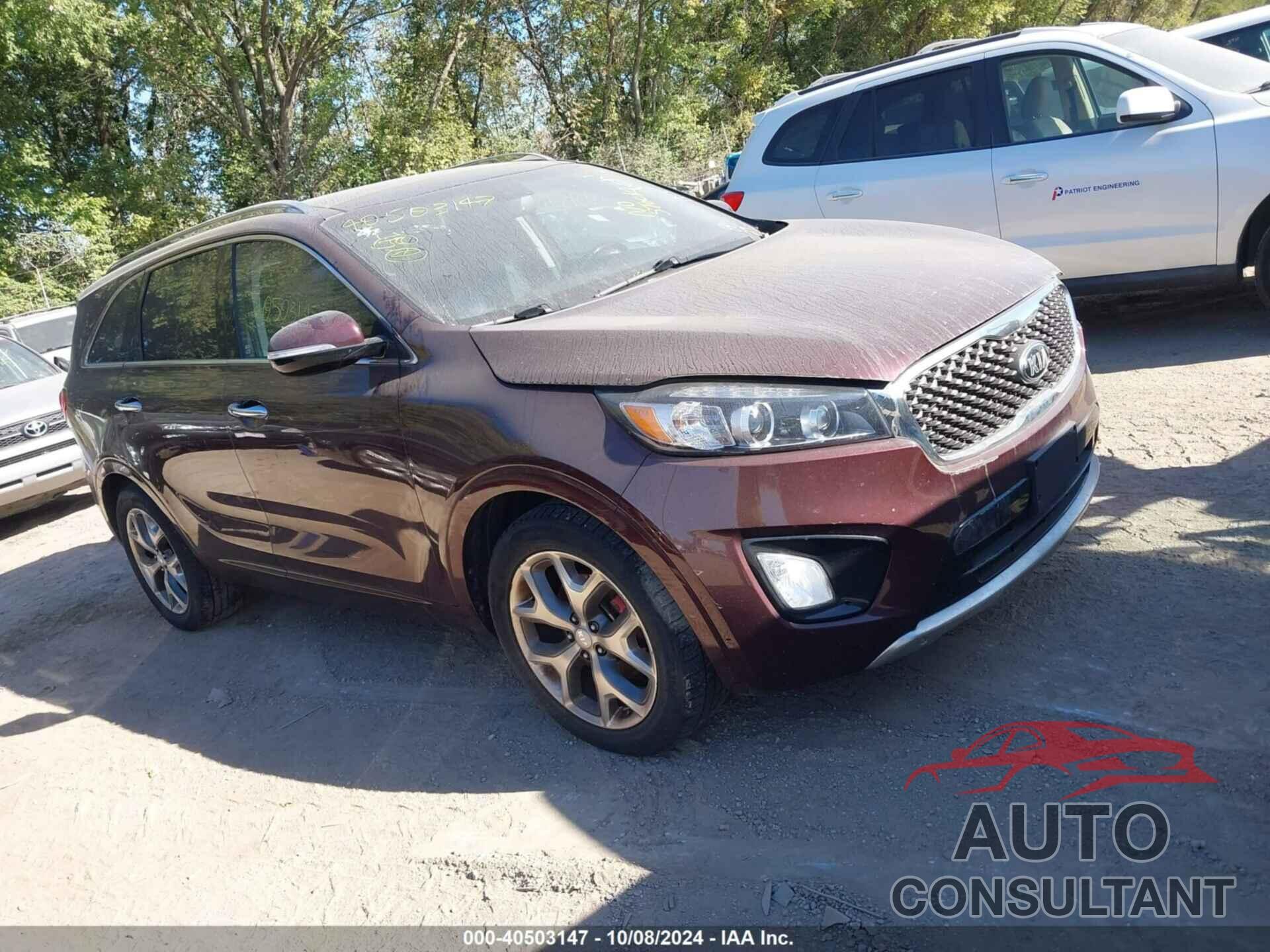 KIA SORENTO 2017 - 5XYPK4A54HG193351