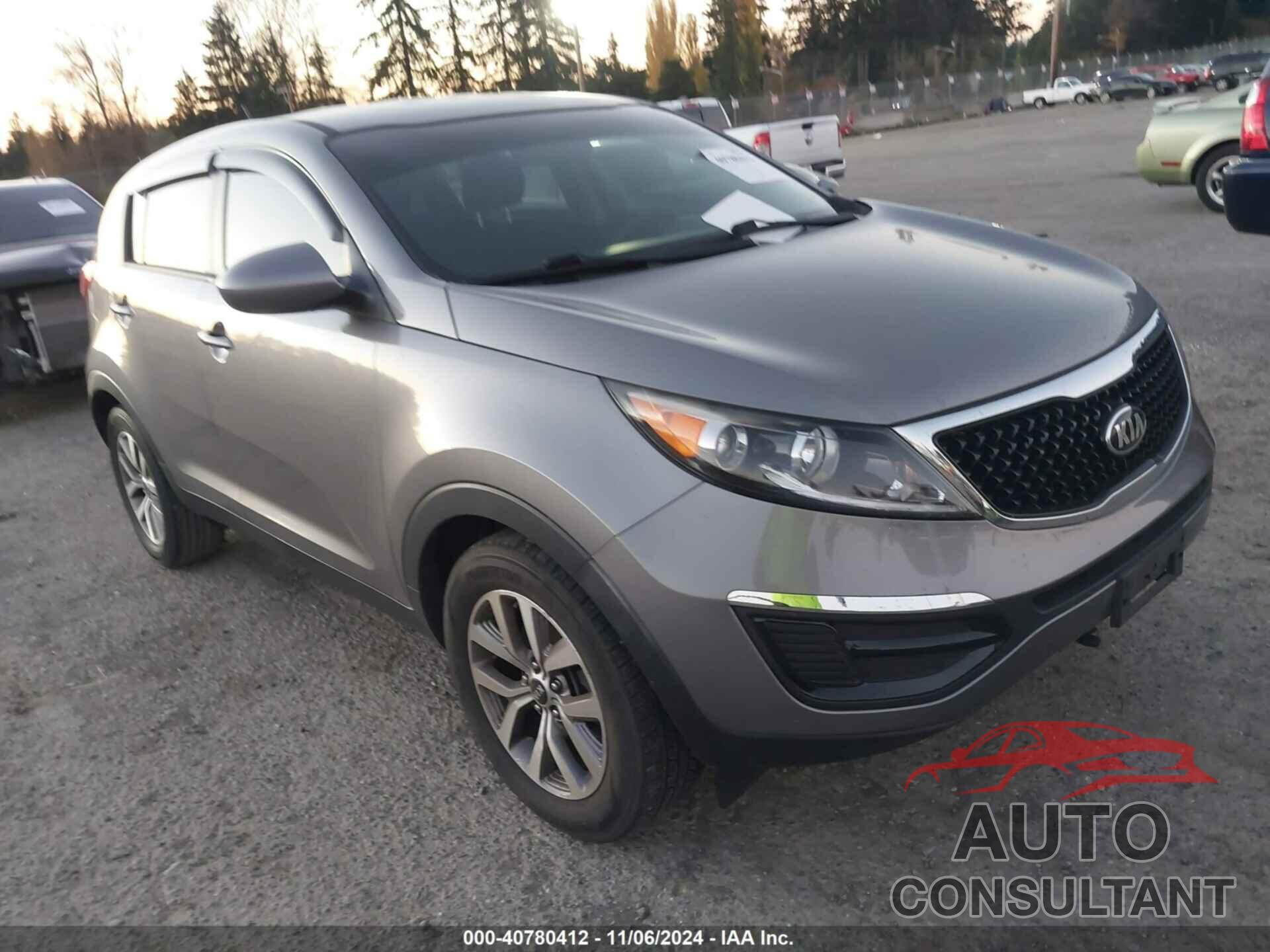 KIA SPORTAGE 2016 - KNDPB3ACXG7856989