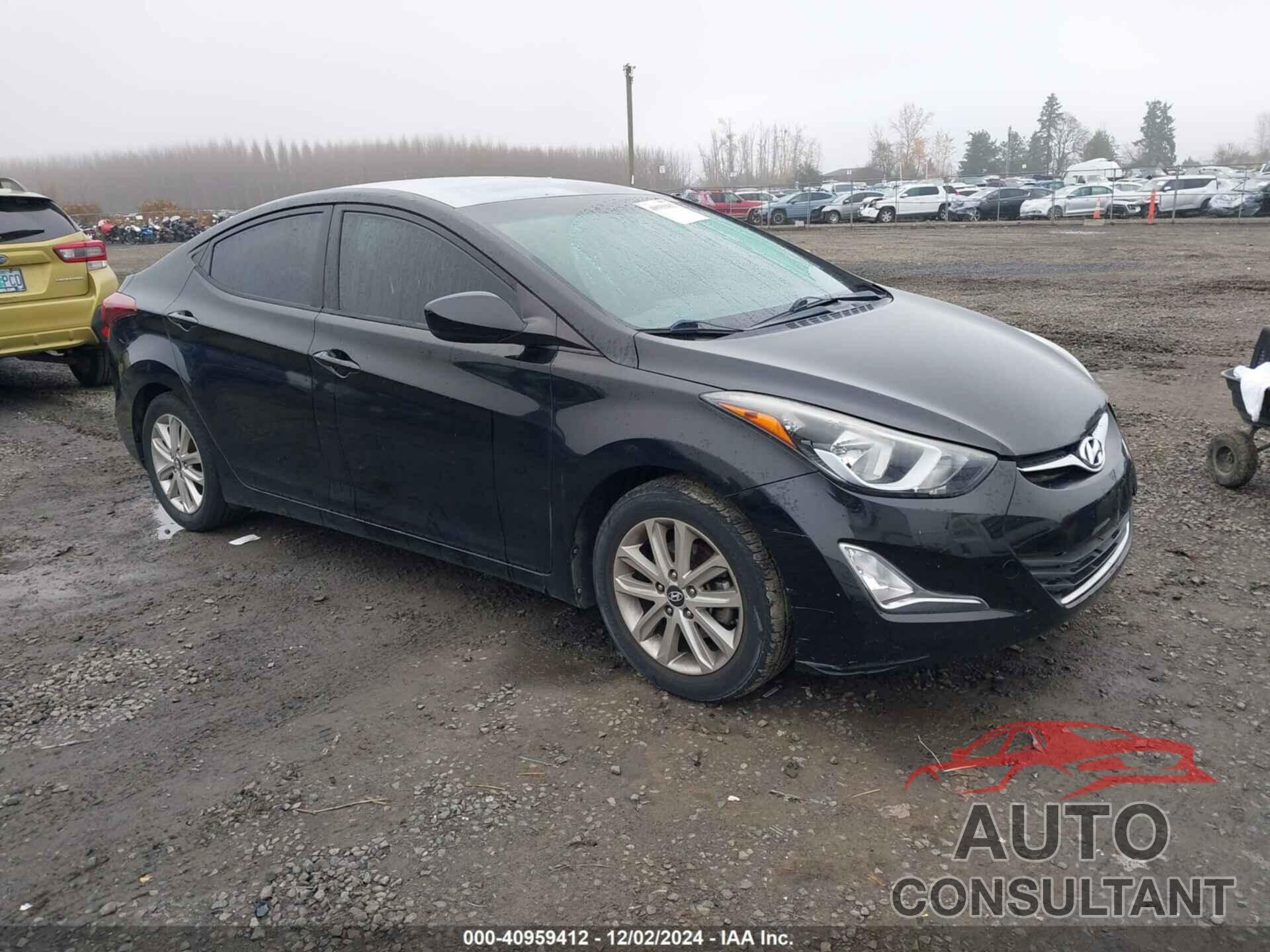 HYUNDAI ELANTRA 2014 - KMHDH4AE0EU172486