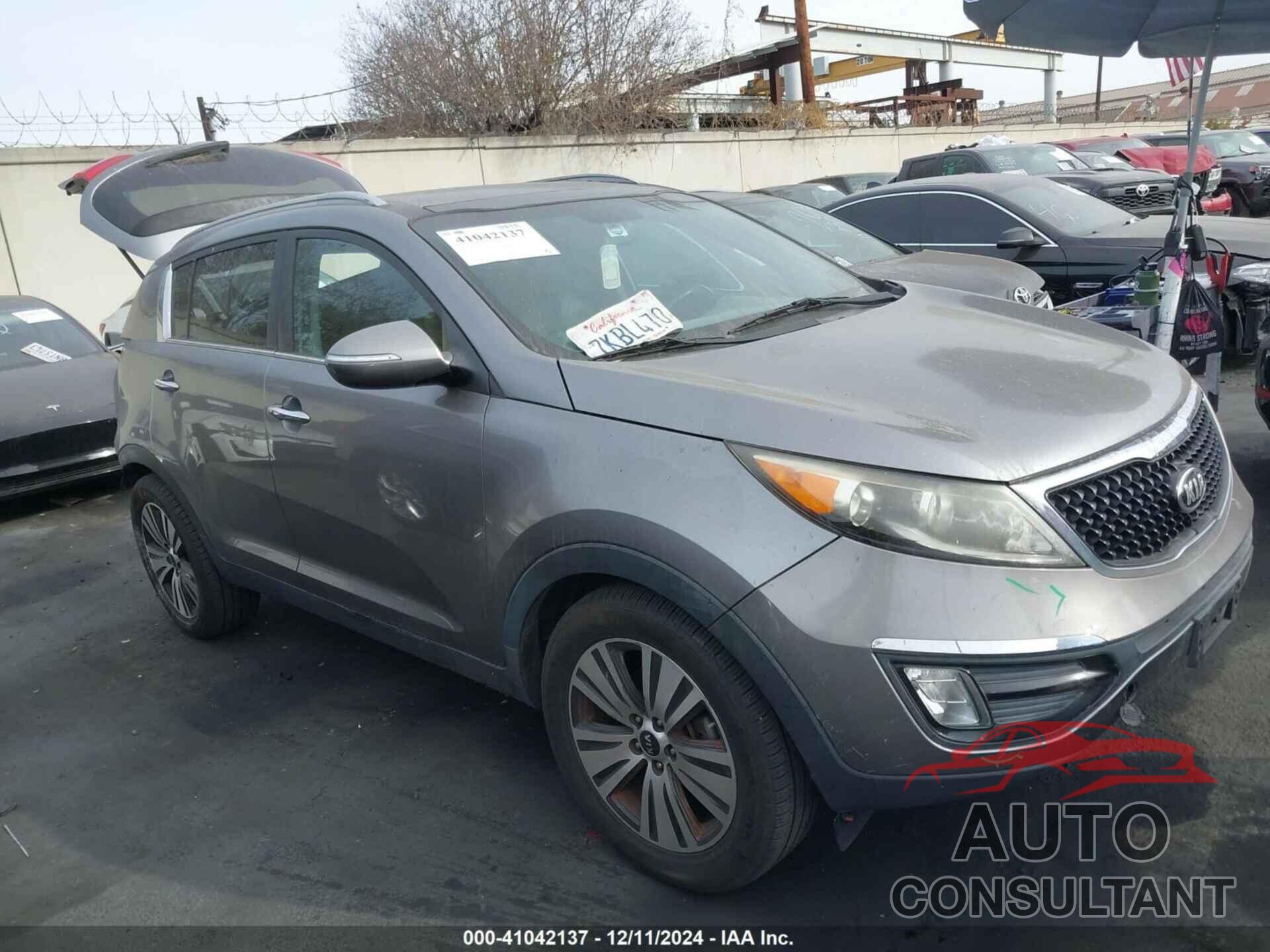 KIA SPORTAGE 2015 - KNDPC3AC3F7711689