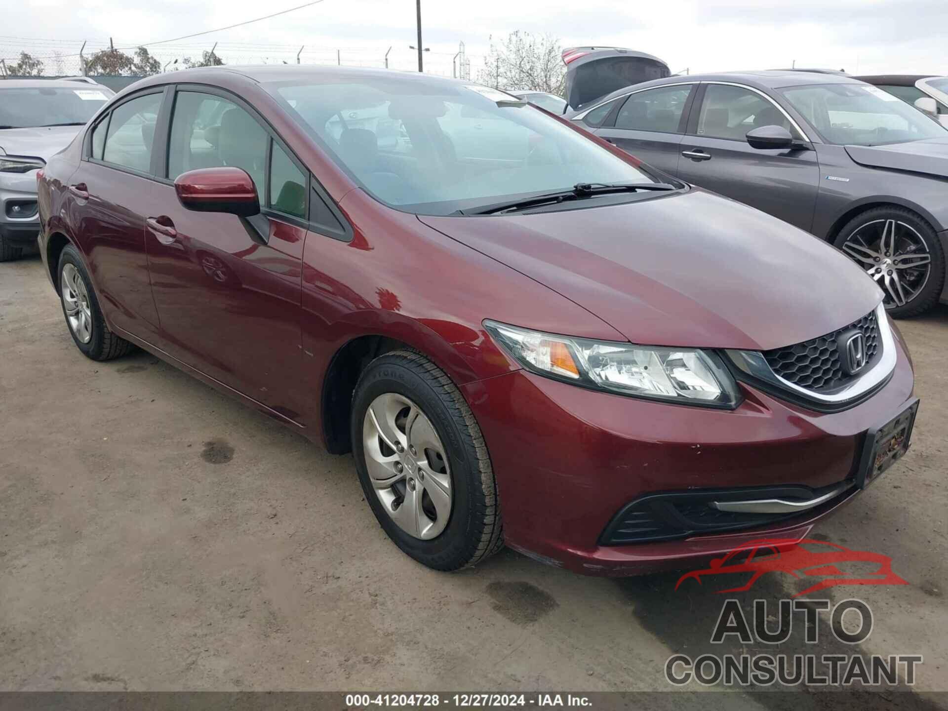 HONDA CIVIC 2014 - 19XFB2F5XEE249570