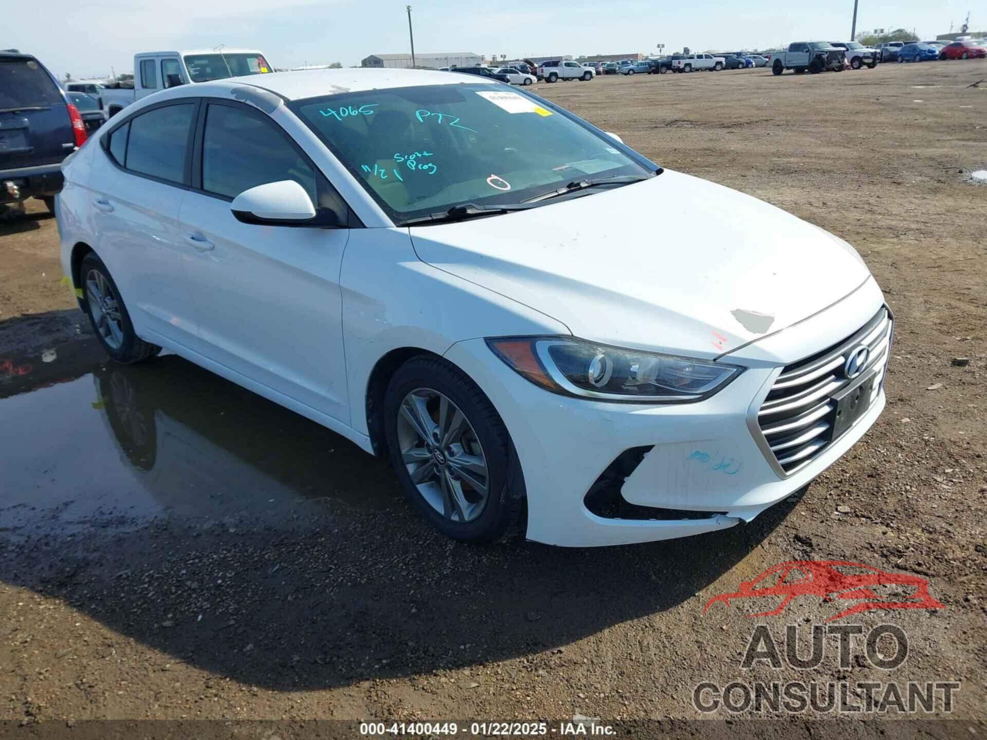 HYUNDAI ELANTRA 2018 - 5NPD84LF4JH391093