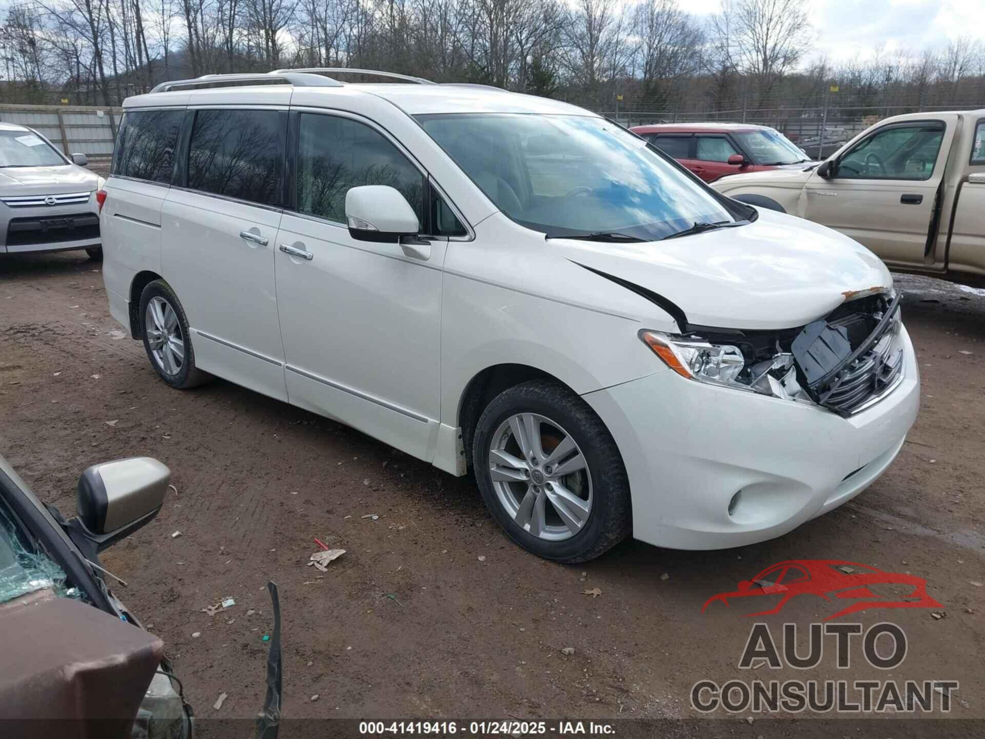 NISSAN QUEST 2012 - JN8AE2KP7C9030287