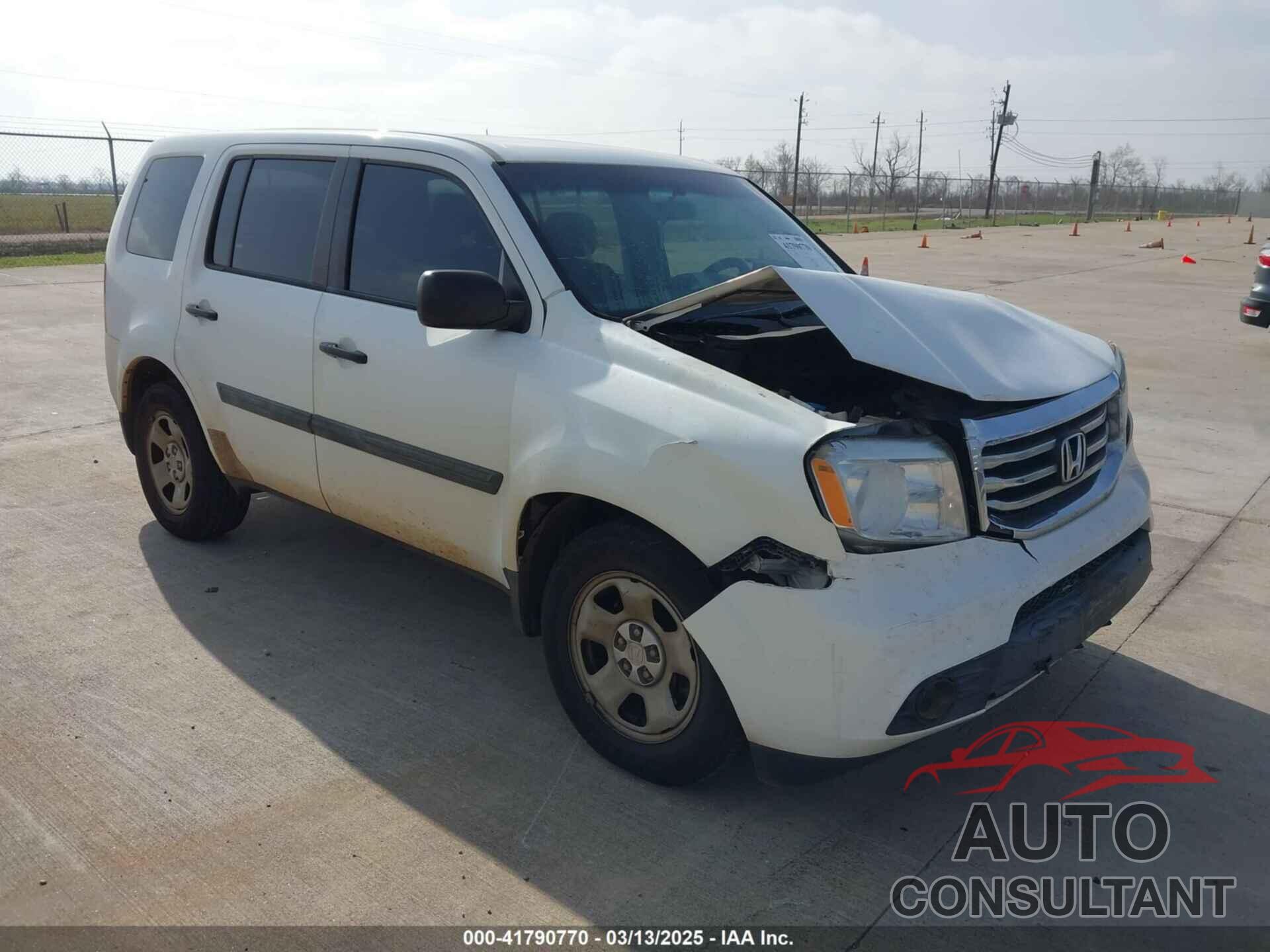 HONDA PILOT 2014 - 5FNYF3H25EB024053