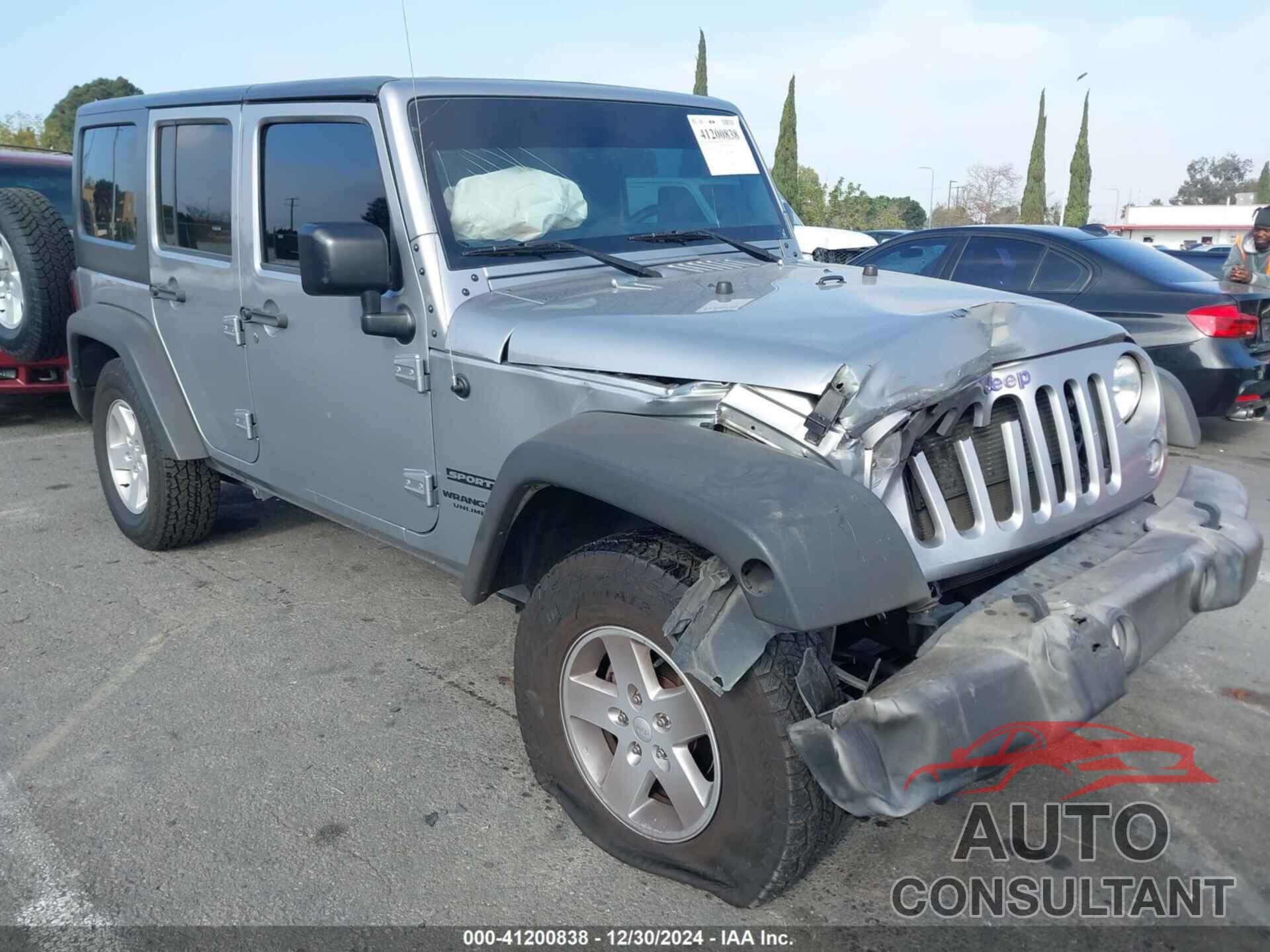 JEEP WRANGLER UNLIMITED 2017 - 1C4BJWDG8HL558463