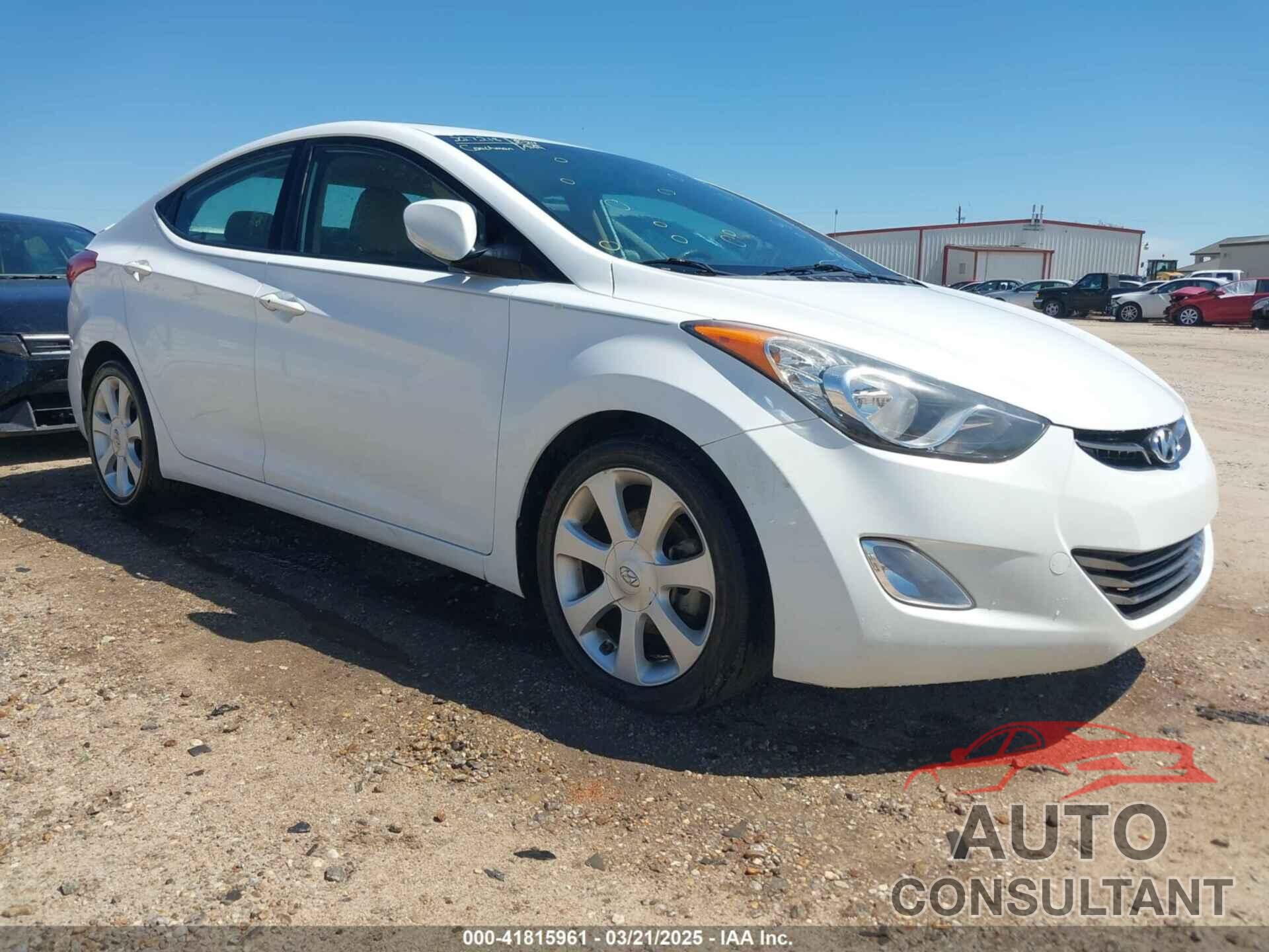 HYUNDAI ELANTRA 2013 - 5NPDH4AE1DH234801