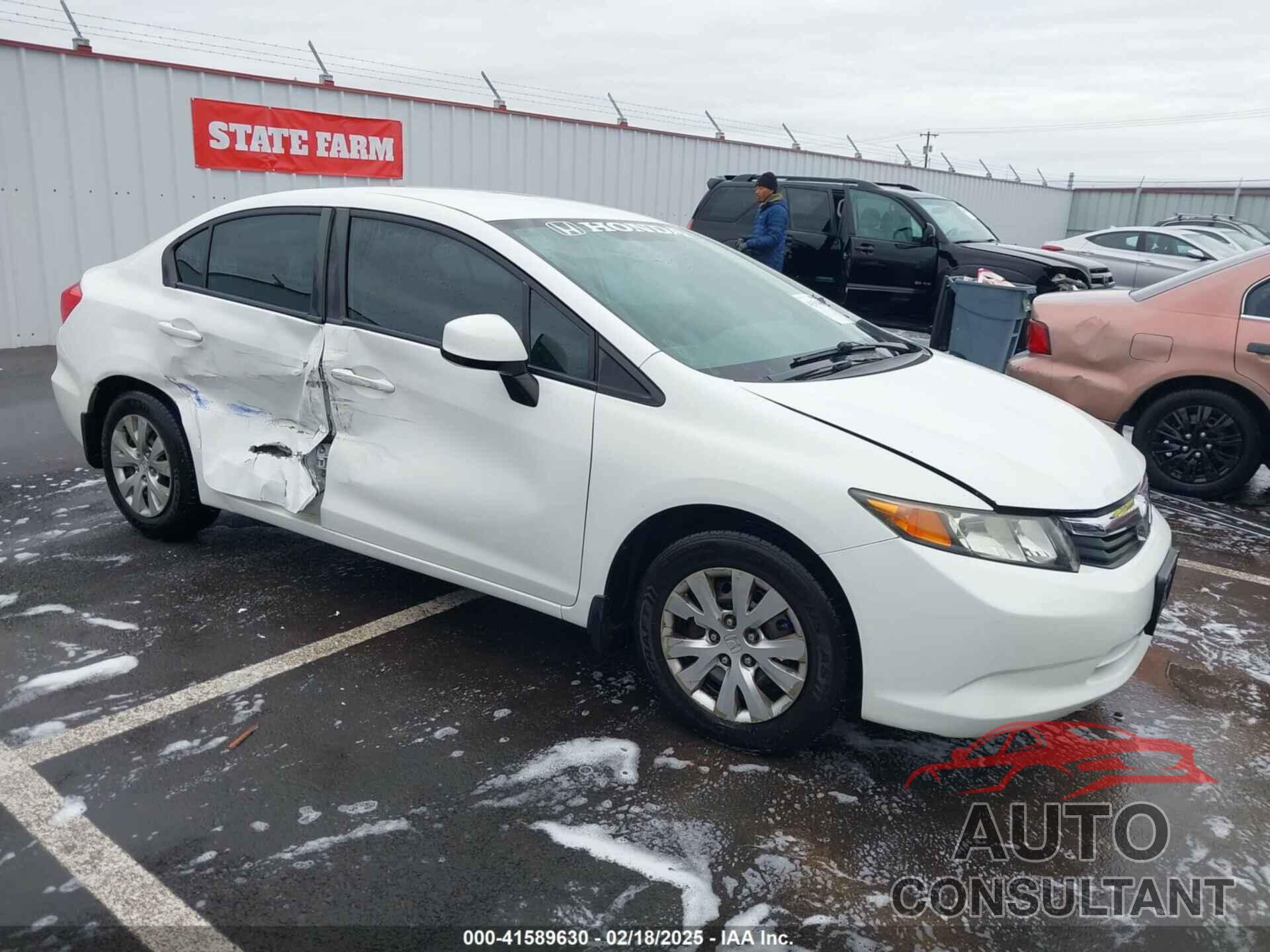 HONDA CIVIC 2012 - 19XFB2F5XCE356423