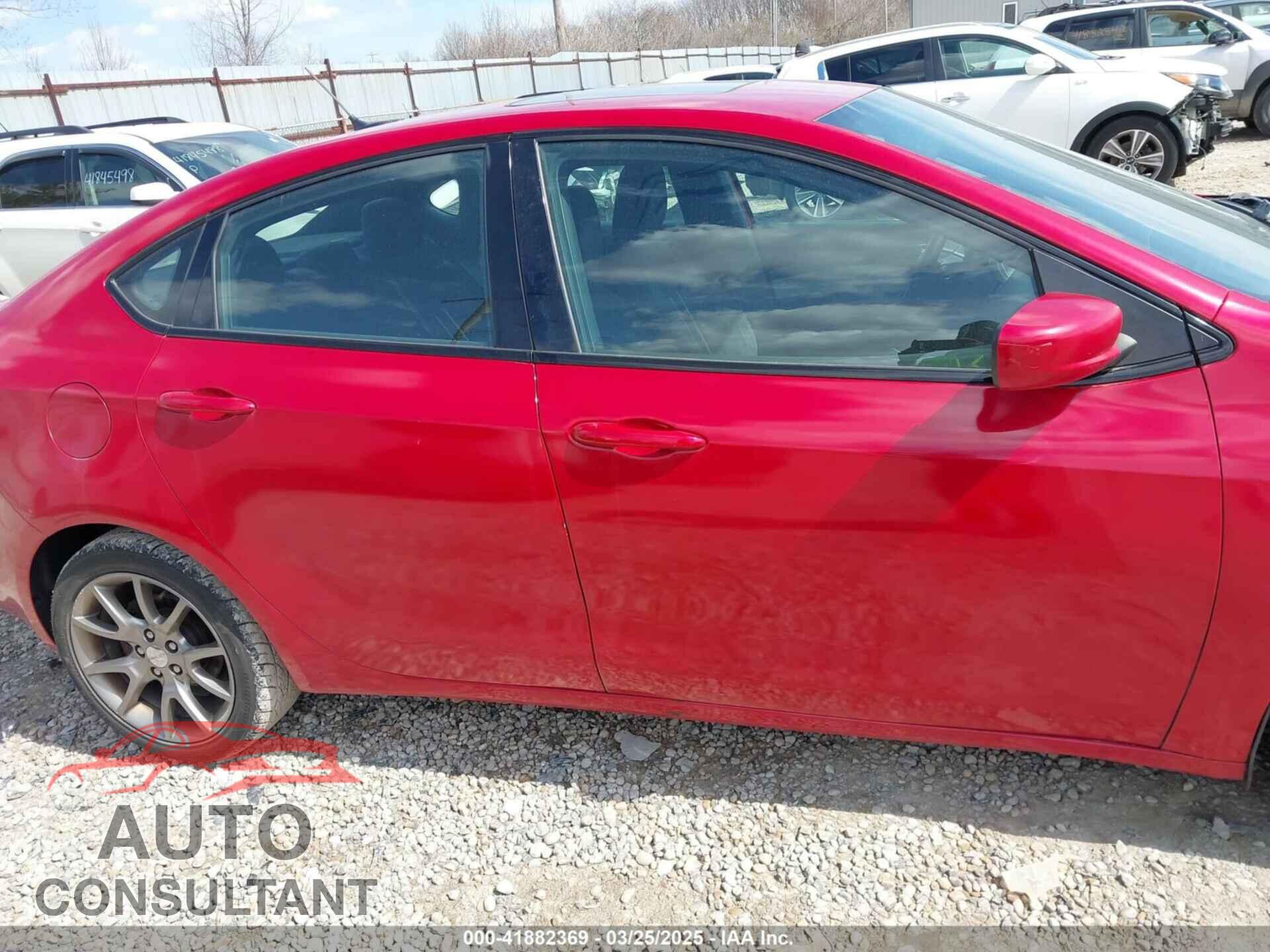 DODGE DART 2014 - 1C3CDFBB2ED667871
