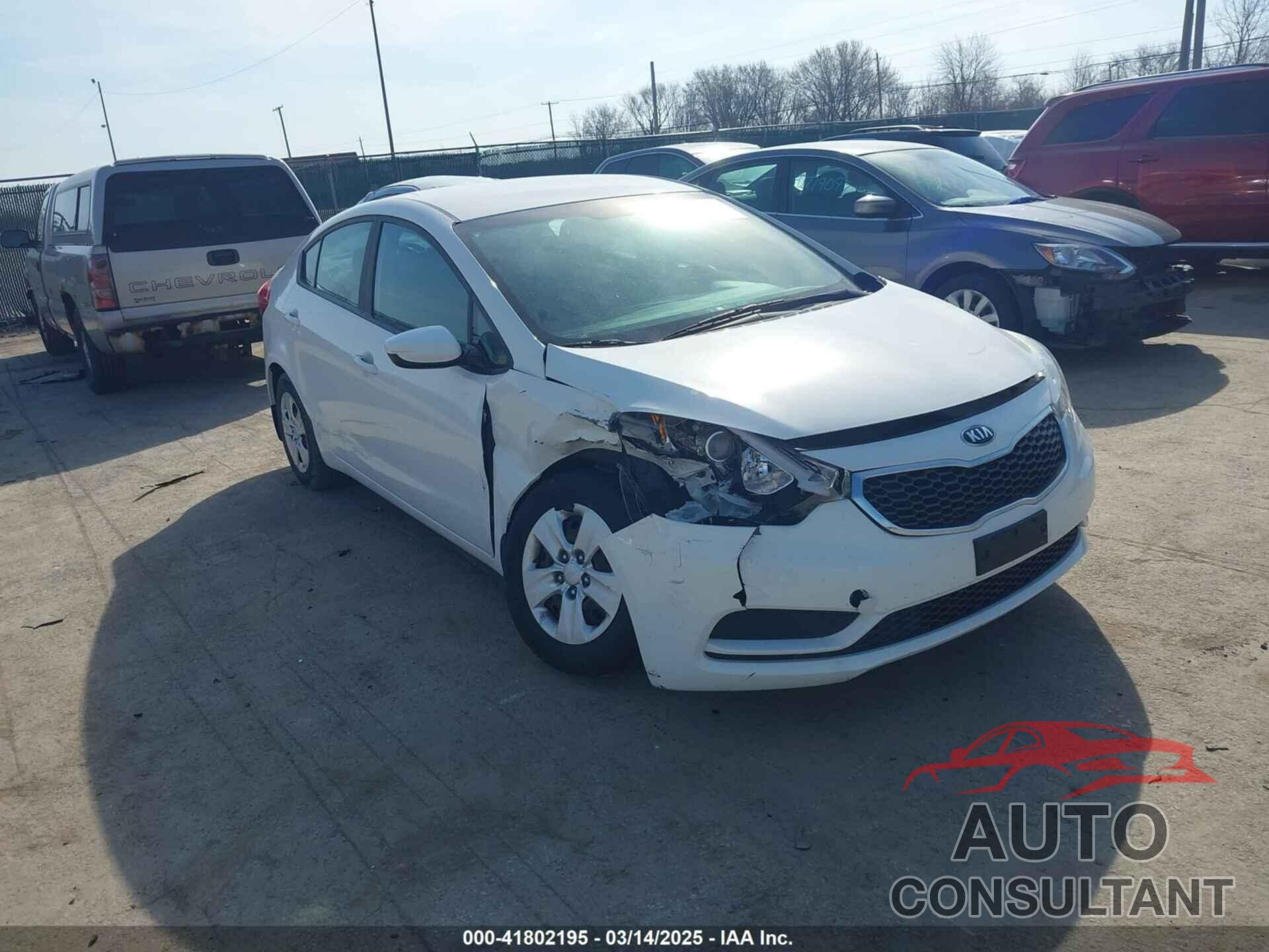 KIA FORTE 2016 - KNAFK4A66G5615693