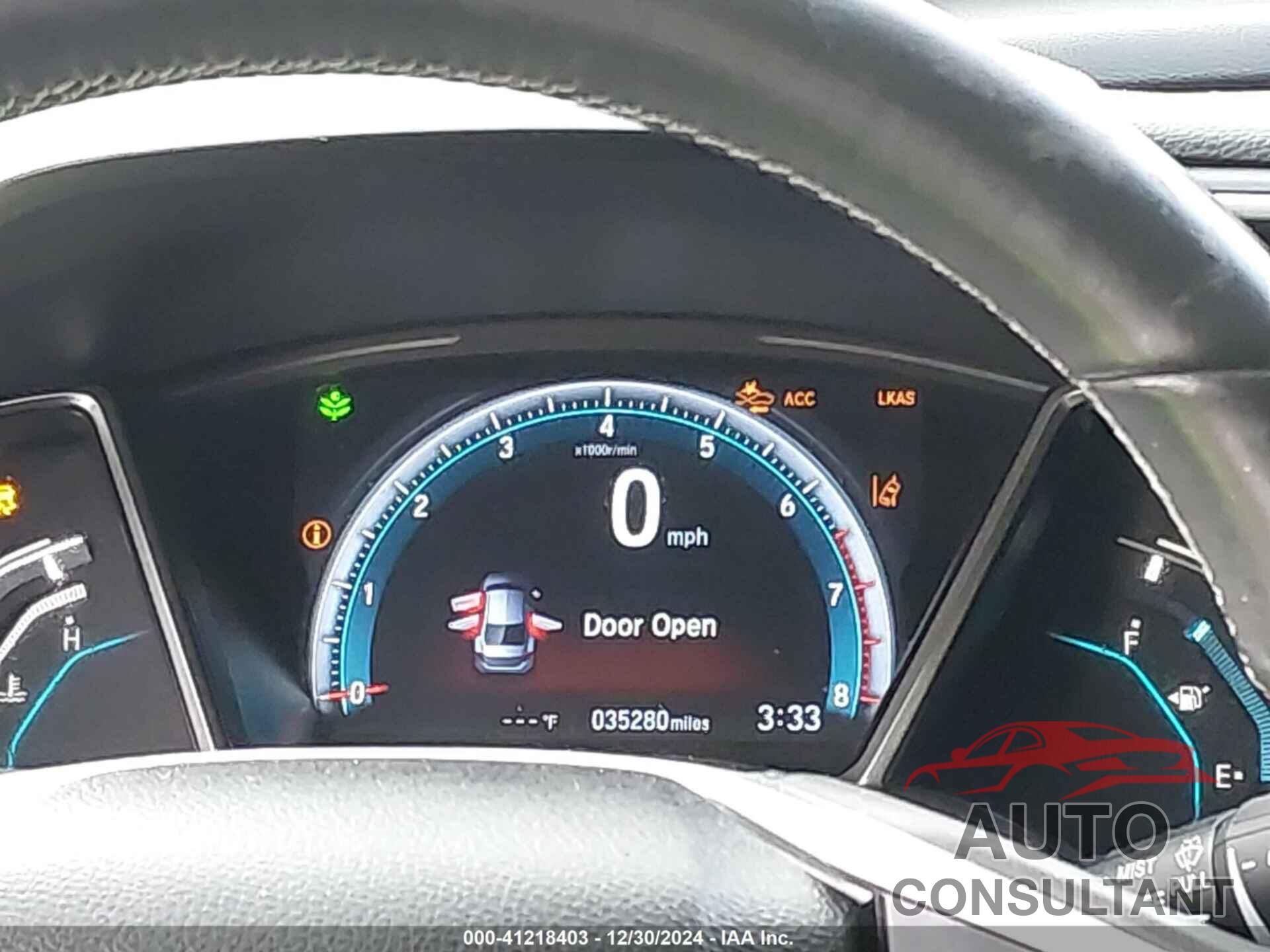 HONDA CIVIC 2019 - 19XFC1F70KE018732