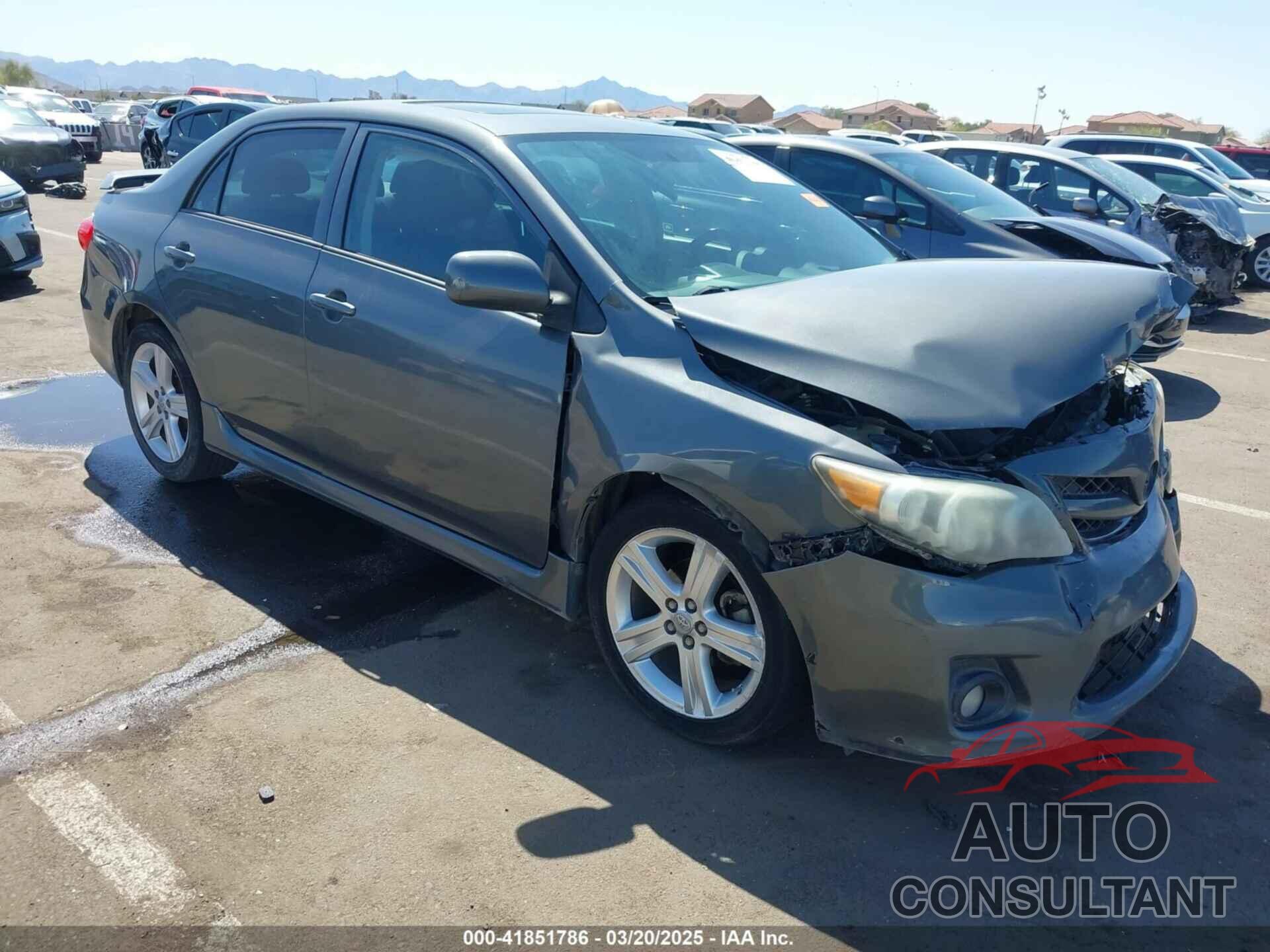 TOYOTA COROLLA 2013 - 5YFBU4EE9DP135806