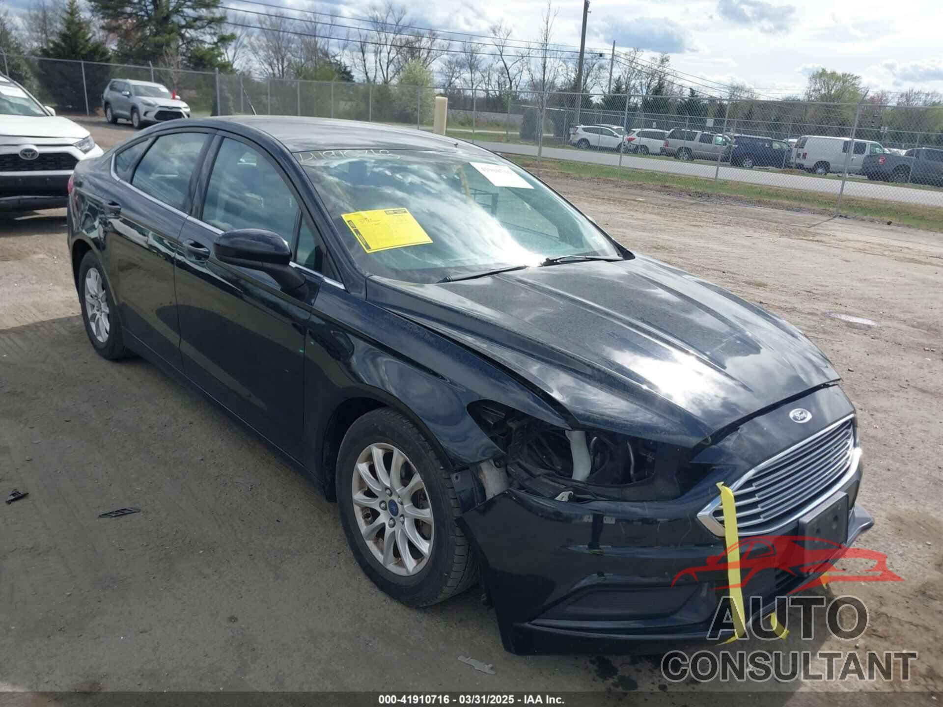 FORD FUSION 2017 - 3FA6P0G77HR212596