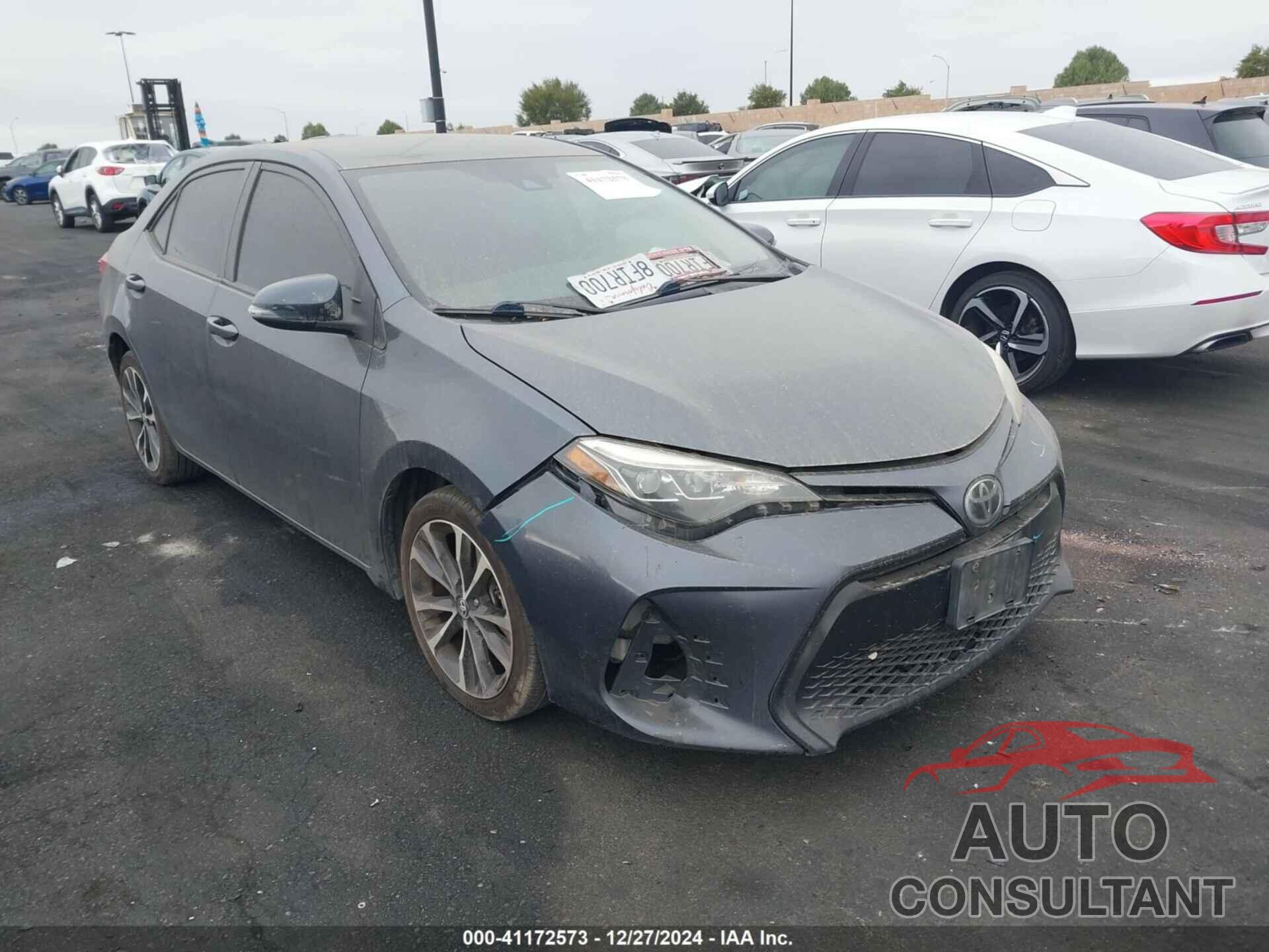 TOYOTA COROLLA 2019 - 2T1BURHE8KC156068