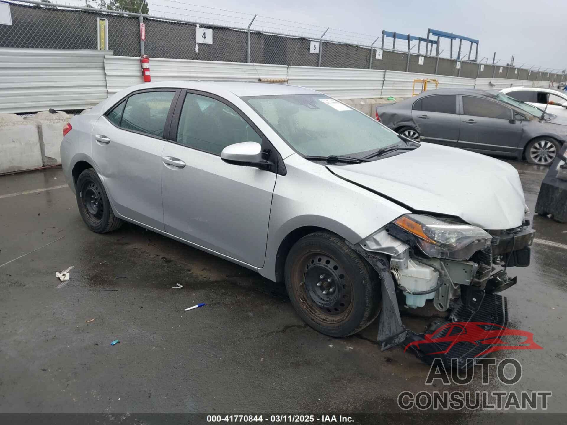 TOYOTA COROLLA 2017 - 2T1BURHEXHC886766