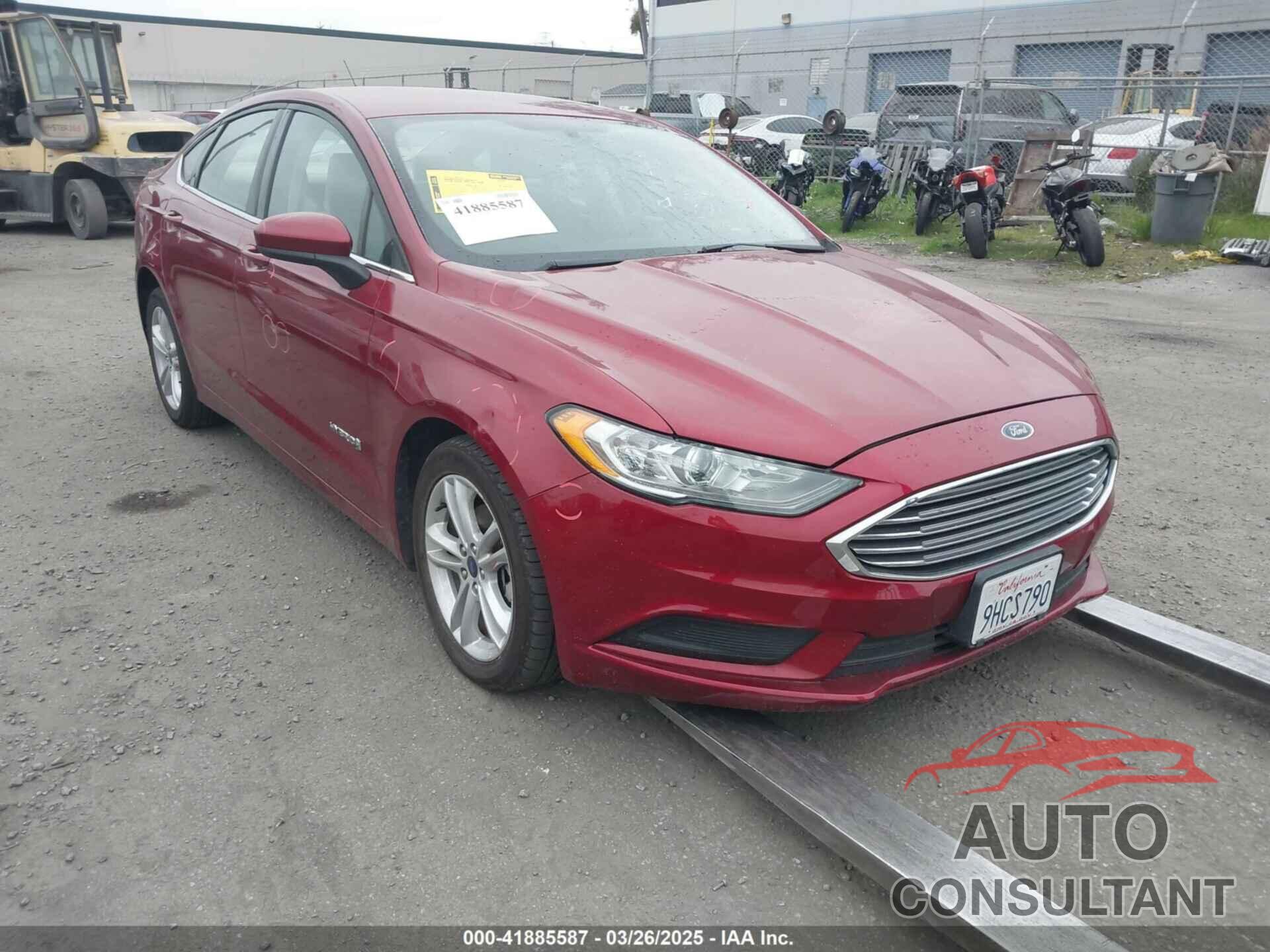 FORD FUSION HYBRID 2018 - 3FA6P0LU0JR235235