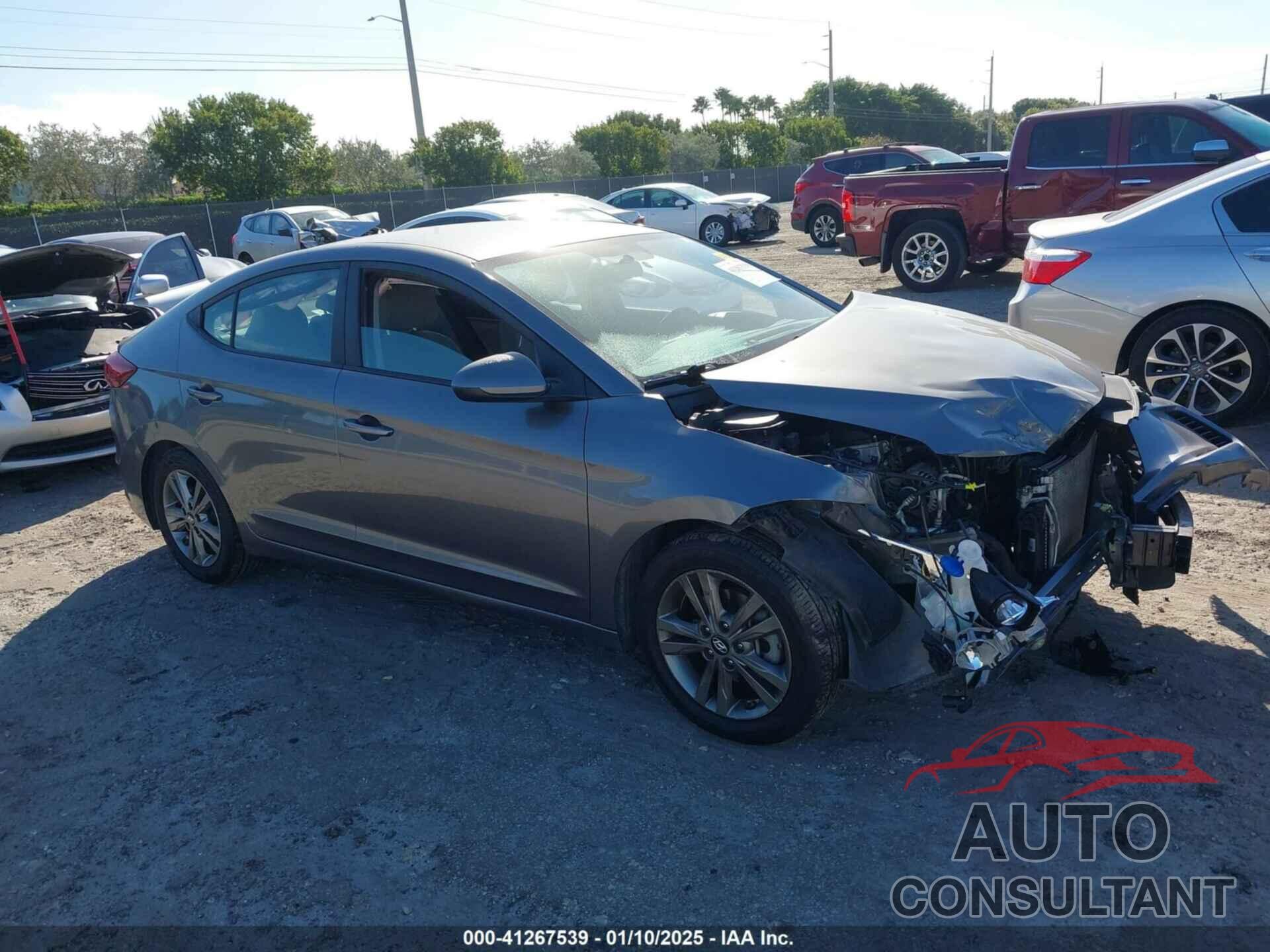 HYUNDAI ELANTRA 2018 - 5NPD84LF3JH336263