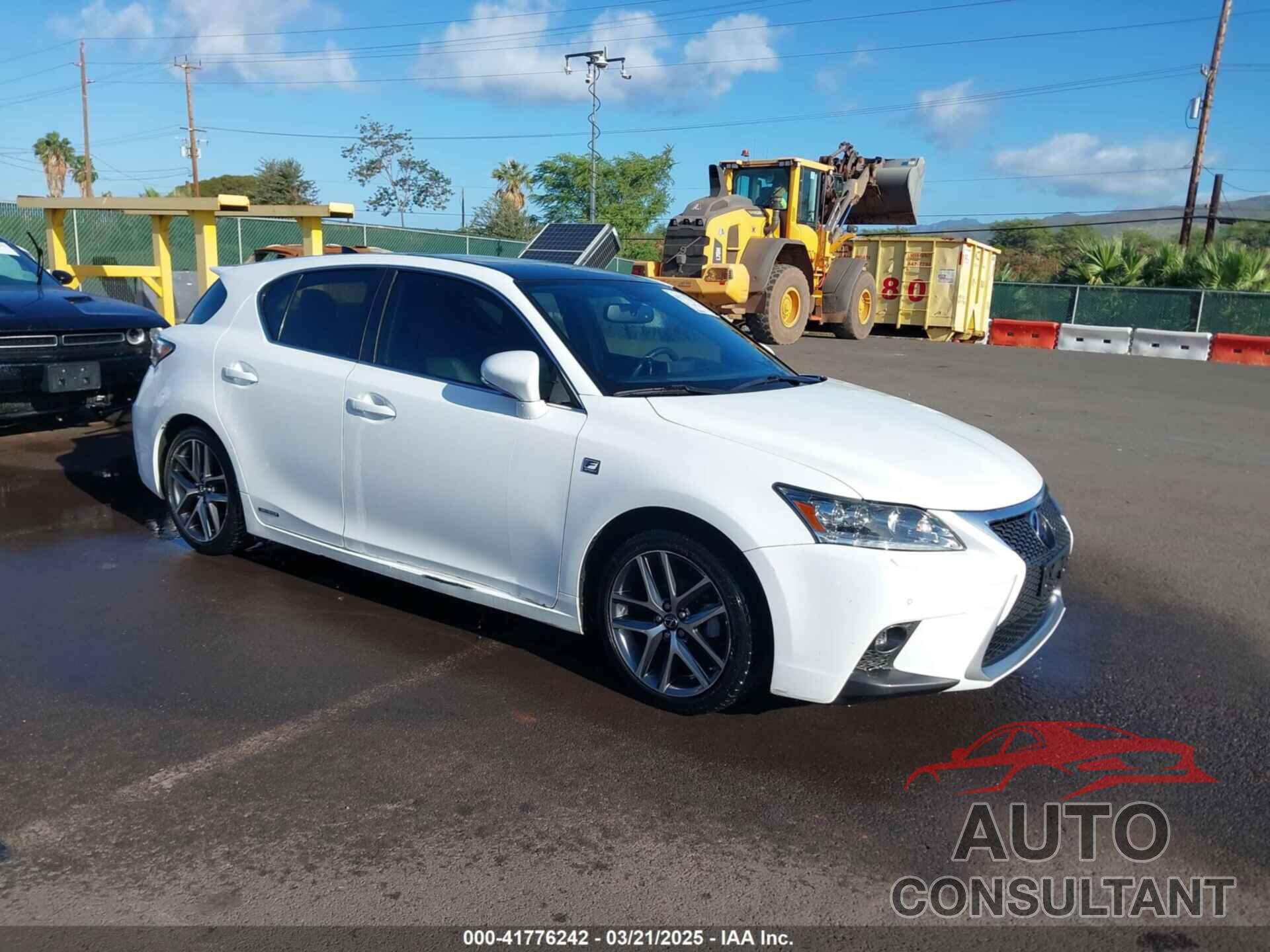 LEXUS CT 200H 2014 - JTHKD5BH0E2182578