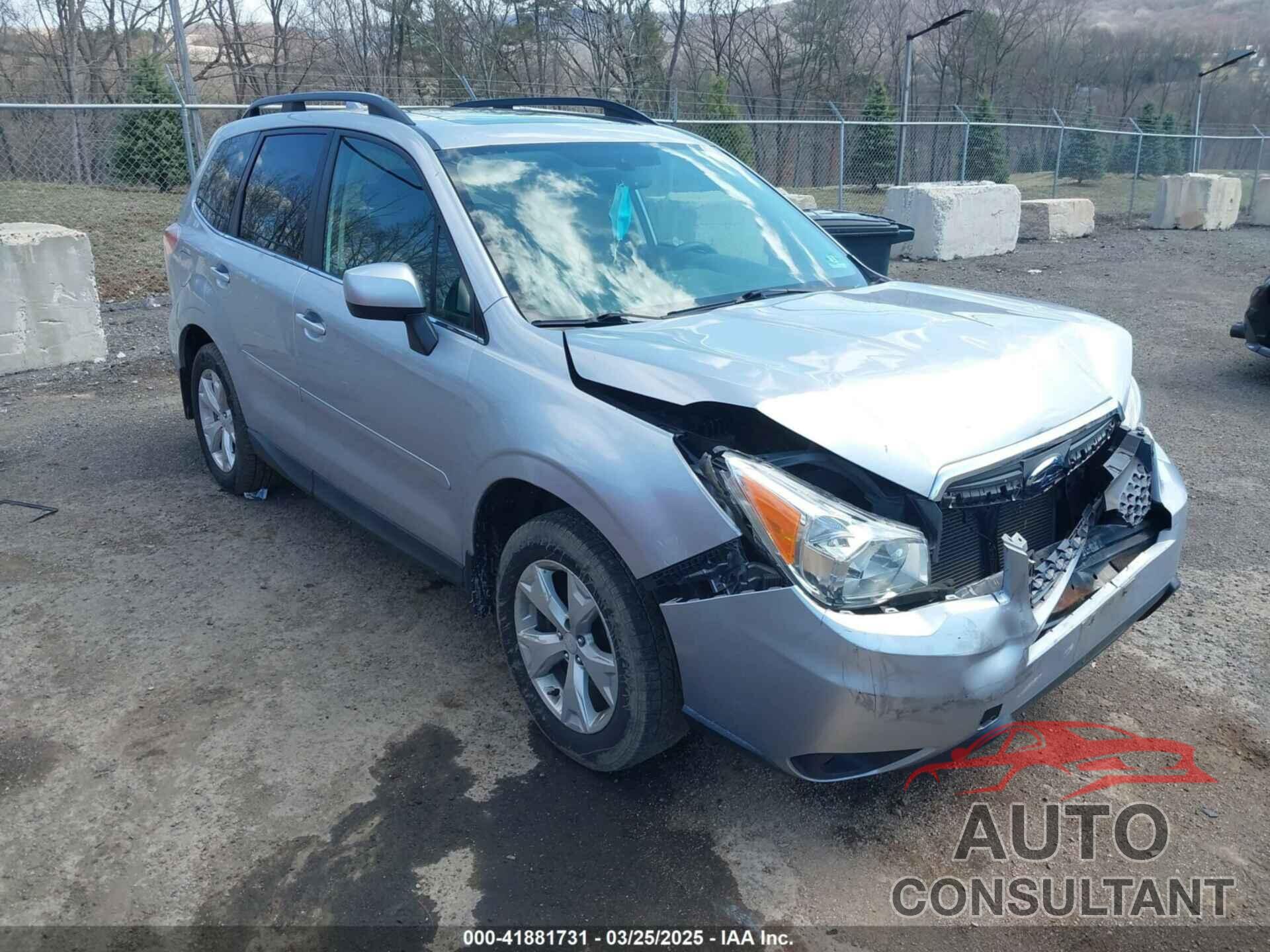 SUBARU FORESTER 2016 - JF2SJAKC0GH452045