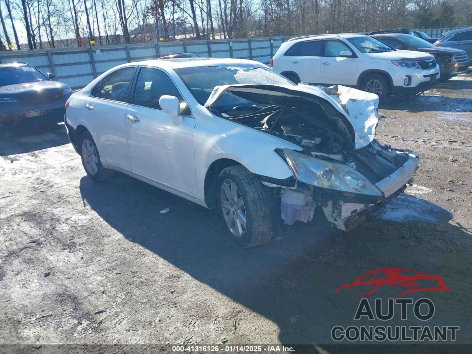 LEXUS ES 350 2009 - JTHBJ46G892284365