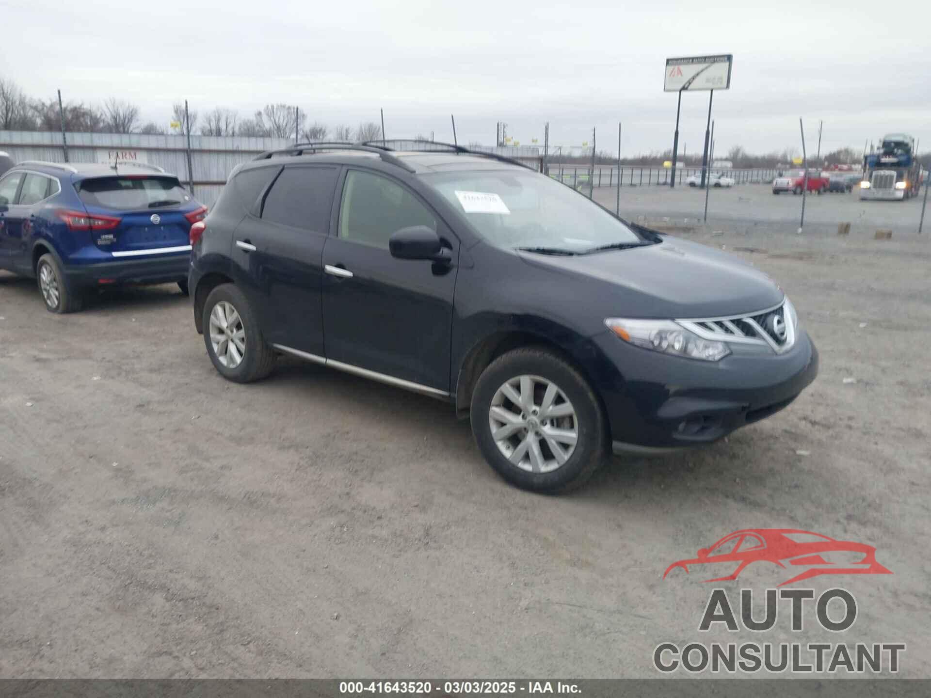 NISSAN MURANO 2013 - JN8AZ1MU1DW207355