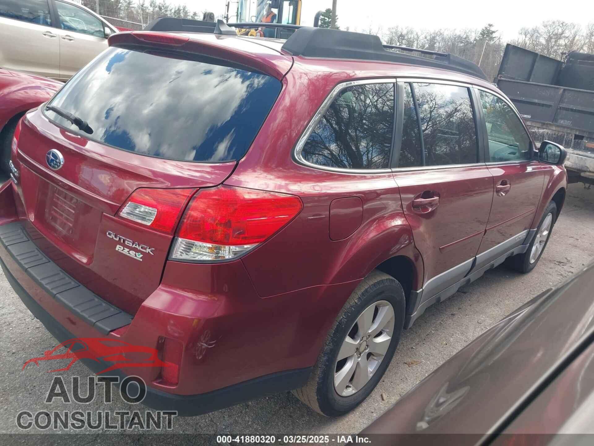 SUBARU OUTBACK 2011 - 4S4BRBKC7B3362020