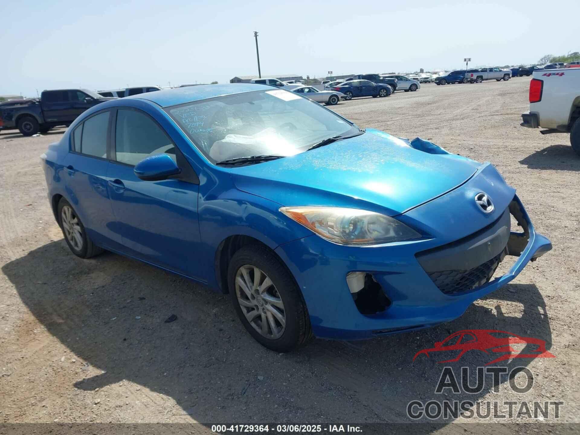 MAZDA MAZDA3 2012 - JM1BL1V74C1672668