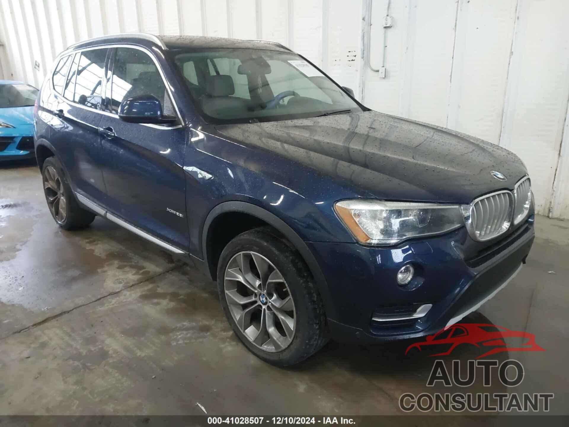 BMW X3 2016 - 5UXWX9C57G0D93427