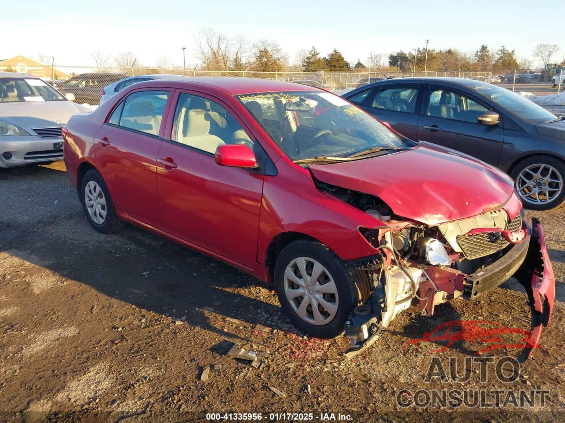 TOYOTA COROLLA 2009 - JTDBL40E09J047748