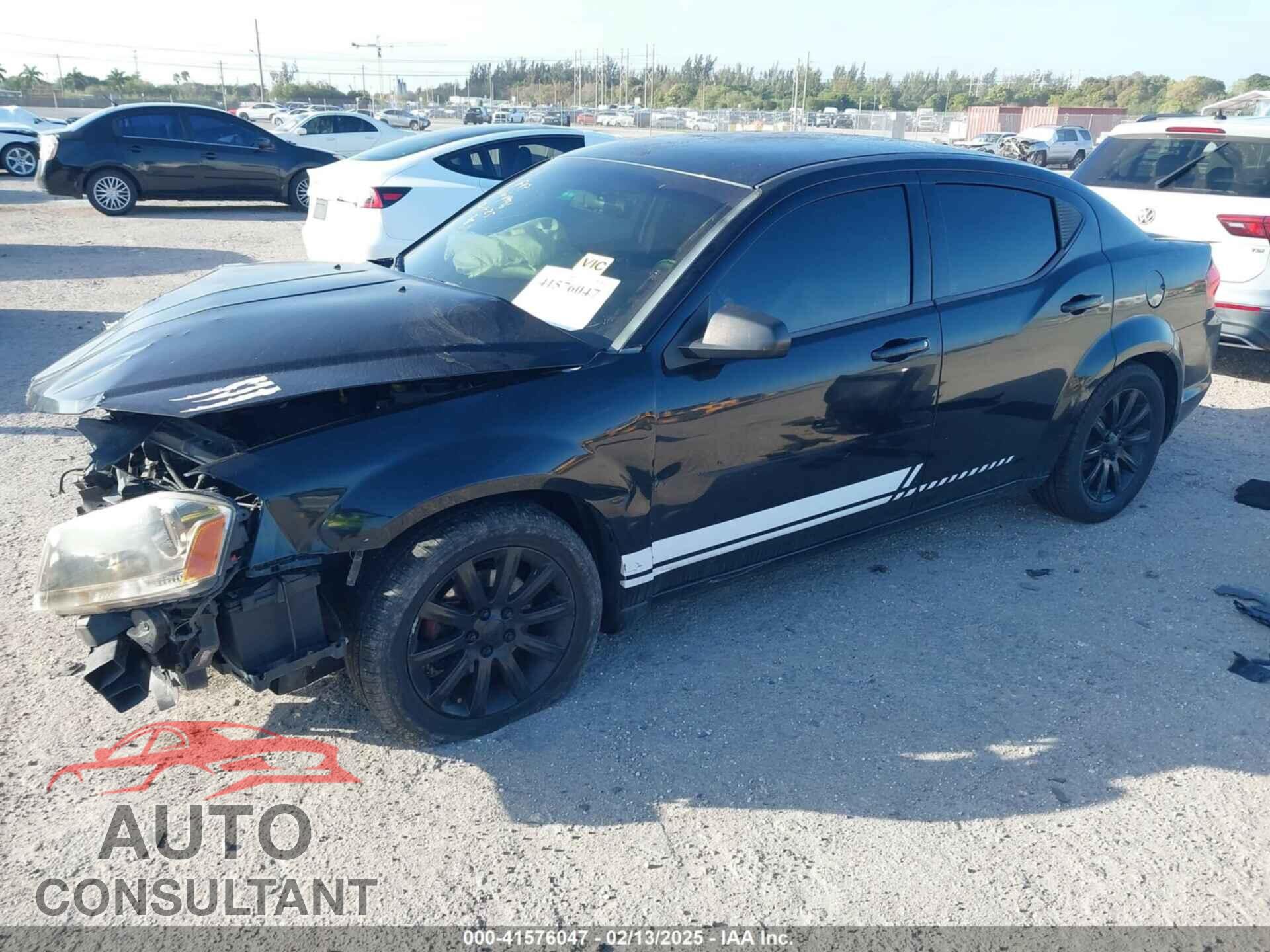 DODGE AVENGER 2012 - 1C3CDZAB8CN270496