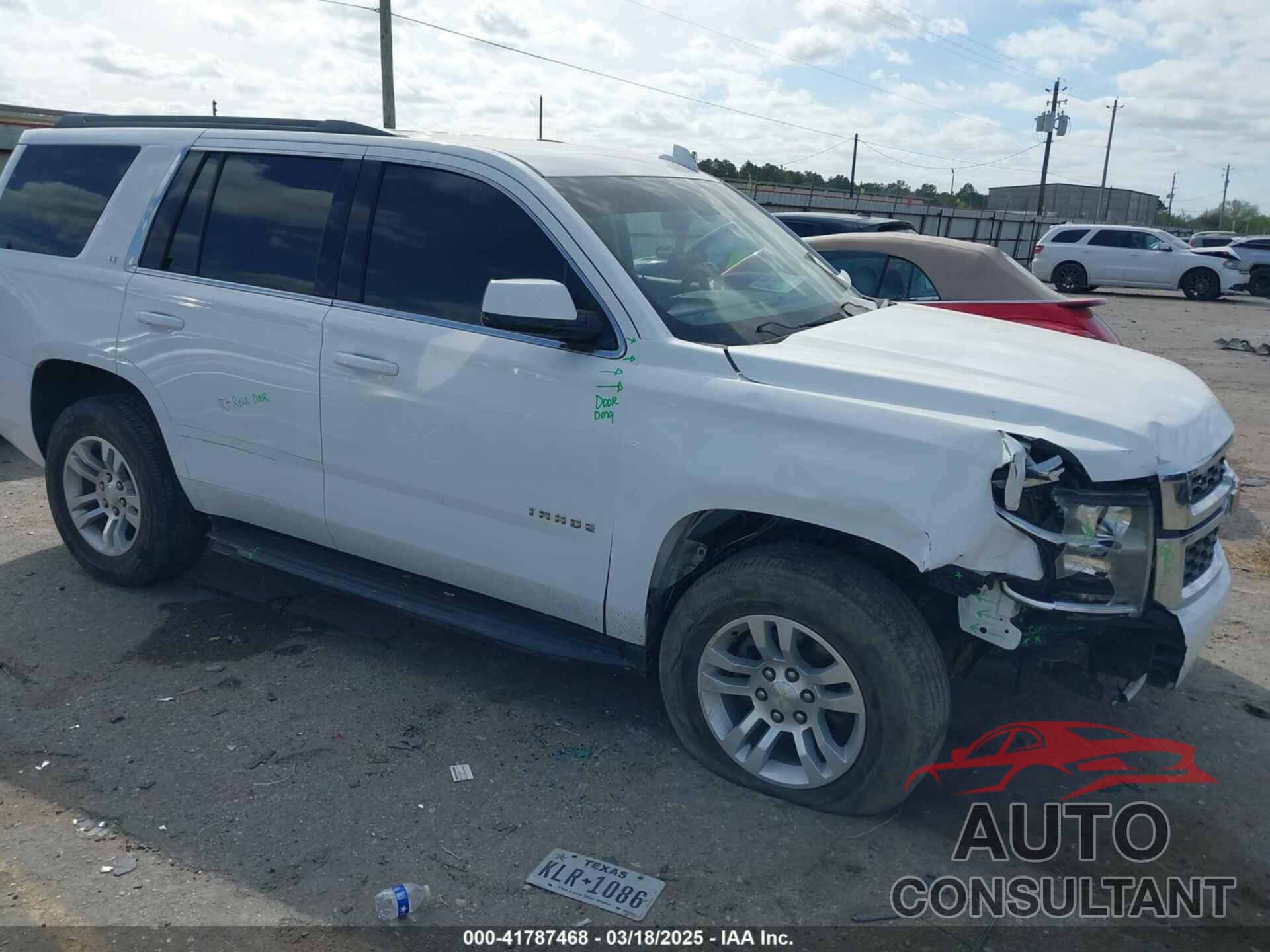 CHEVROLET TAHOE 2019 - 1GNSCBKC3KR160818