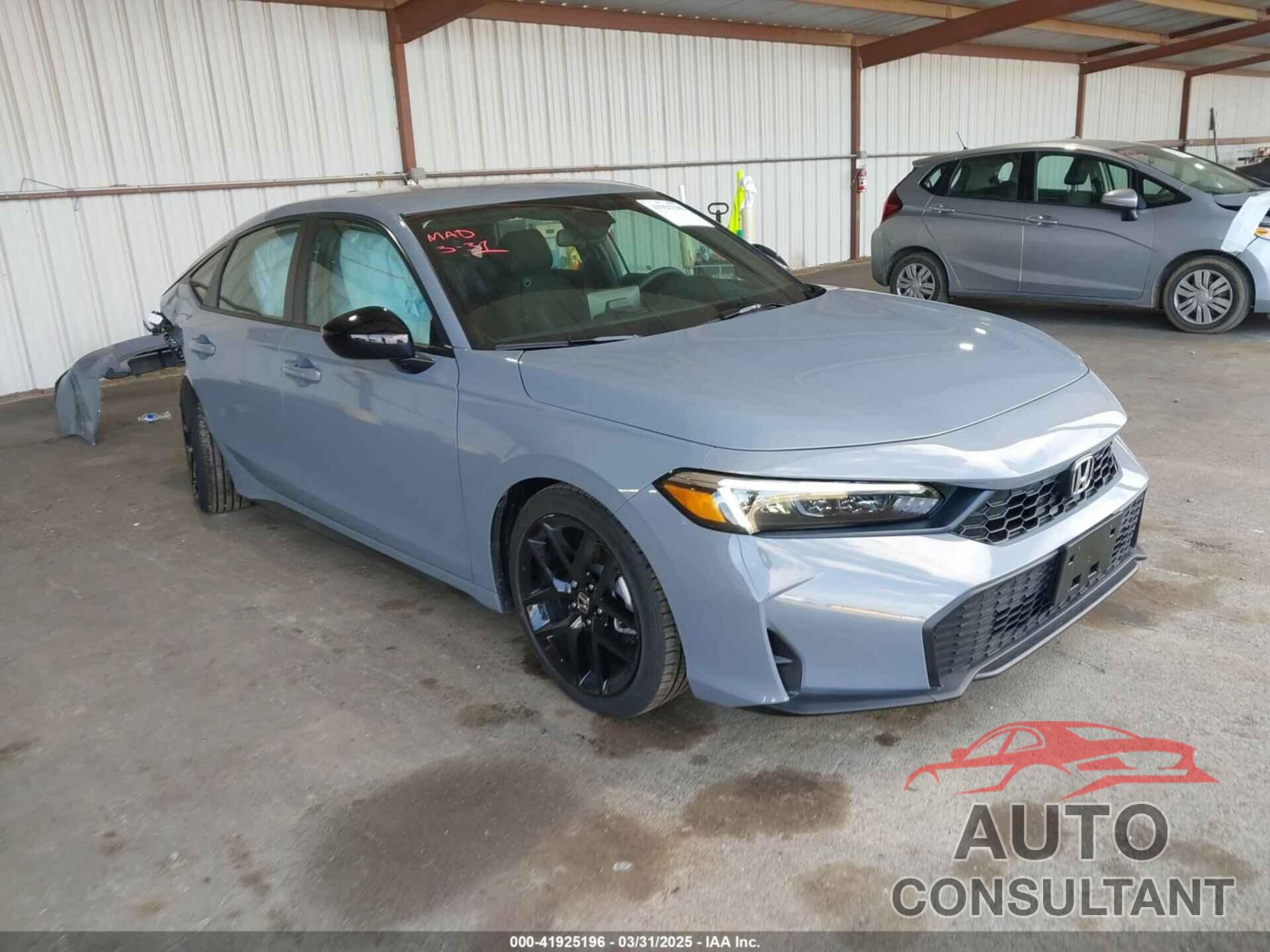 HONDA CIVIC 2025 - 19XFL2H8XSE020323