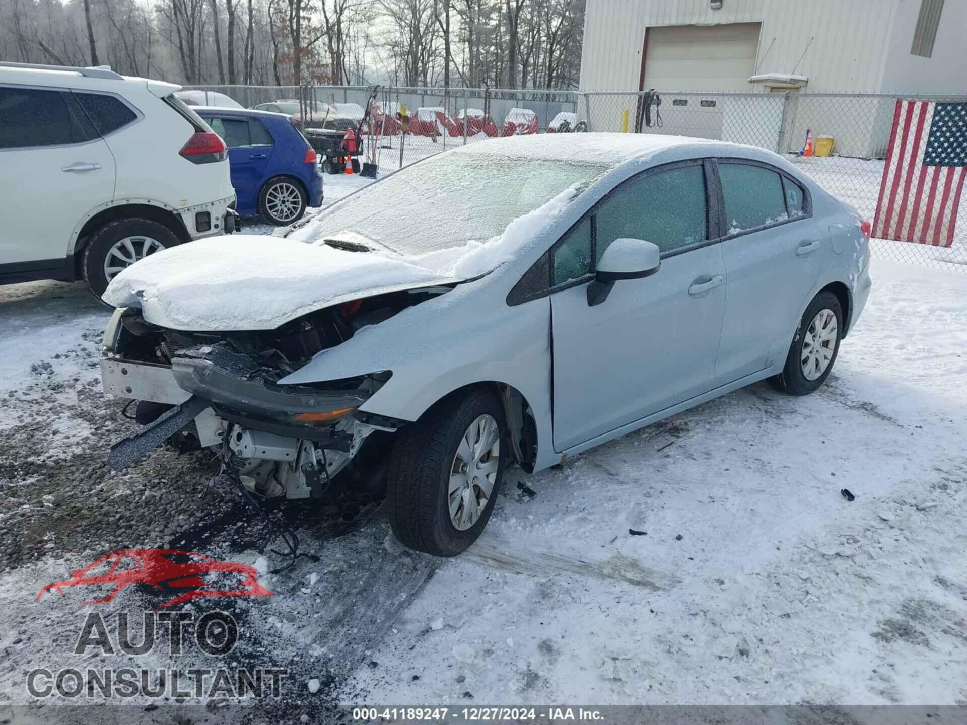 HONDA CIVIC SDN 2012 - 19XFB2F5XCE069471