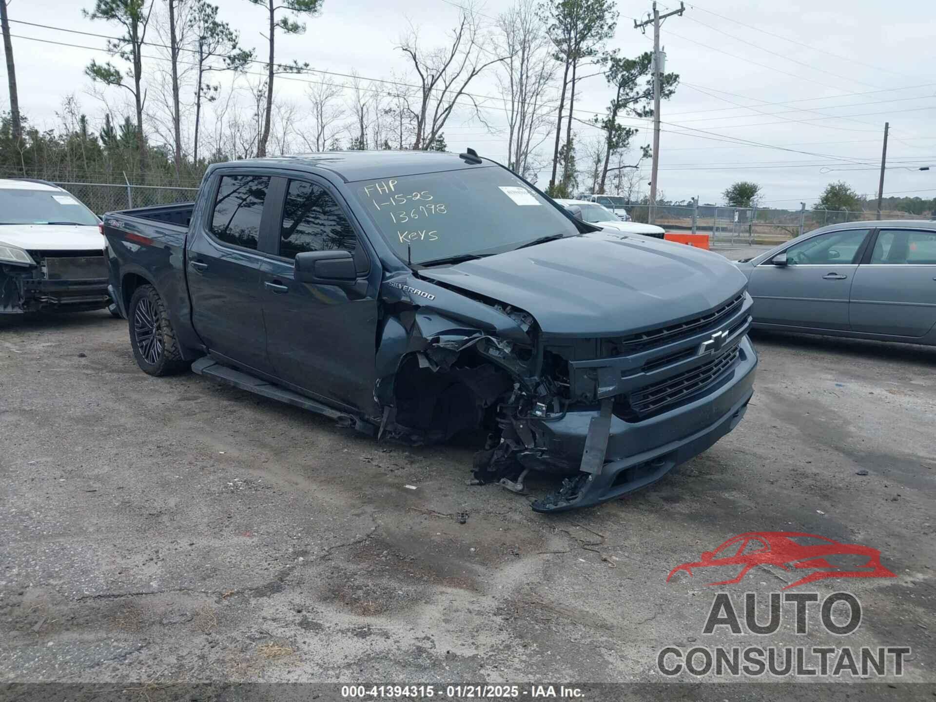 CHEVROLET SILVERADO 1500 2019 - 3GCPYEEK7KG136798