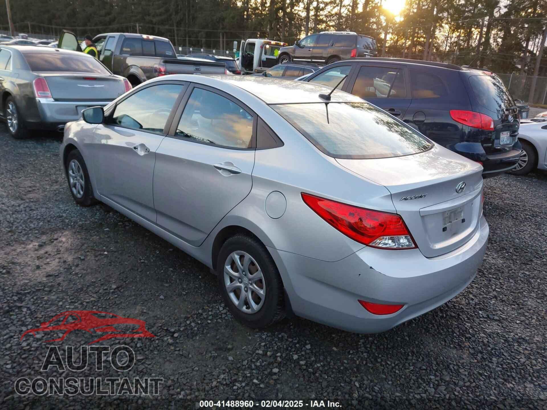 HYUNDAI ACCENT 2012 - KMHCT4AE7CU207497