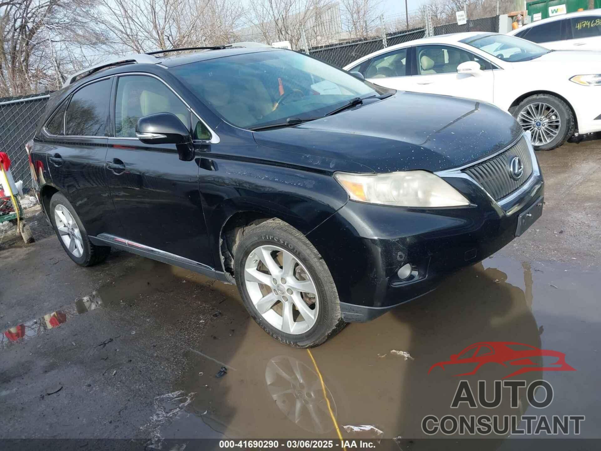 LEXUS RX 350 2010 - 2T2ZK1BA1AC002744