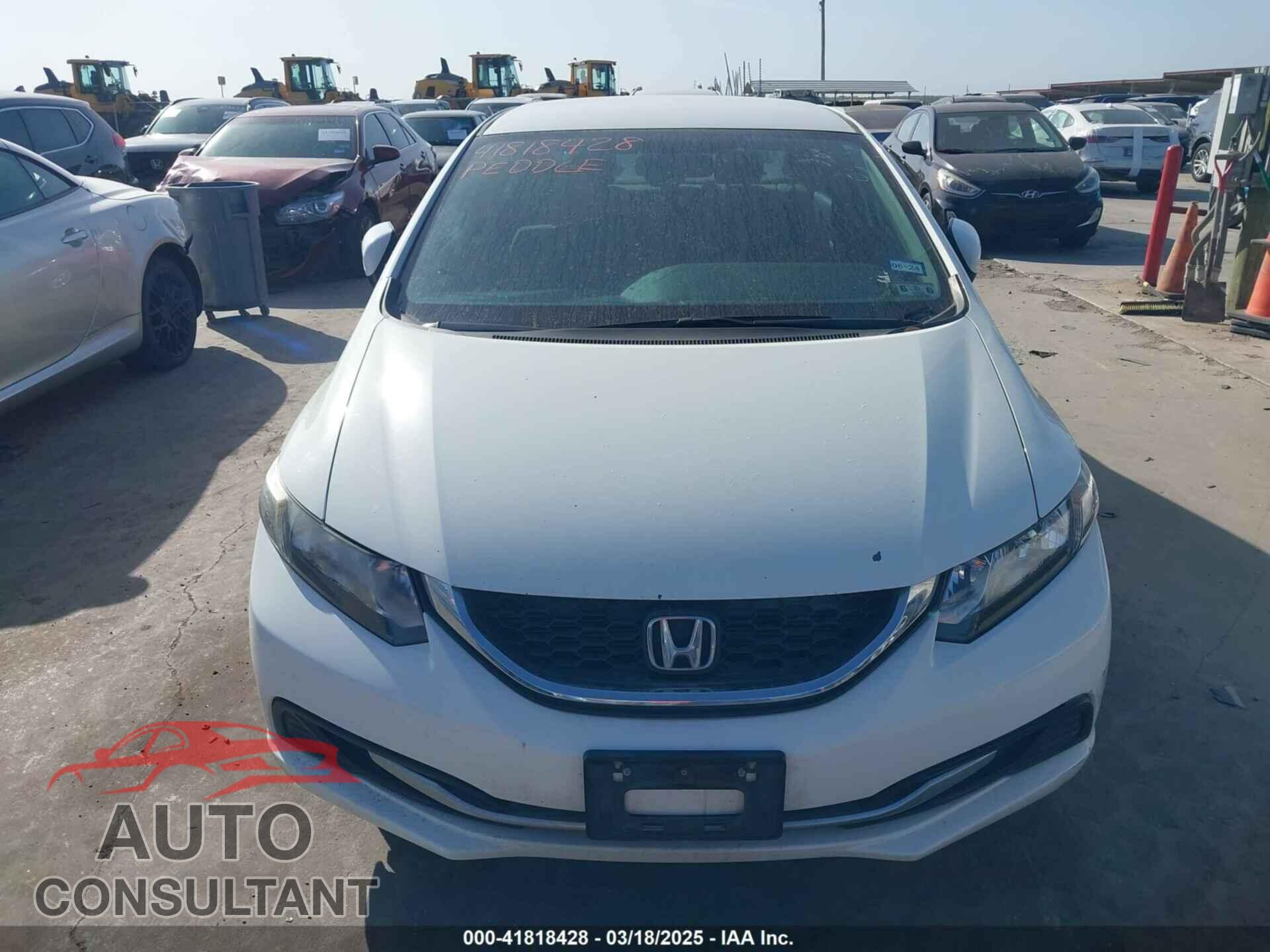 HONDA CIVIC 2014 - 2HGFB2F51EH528704