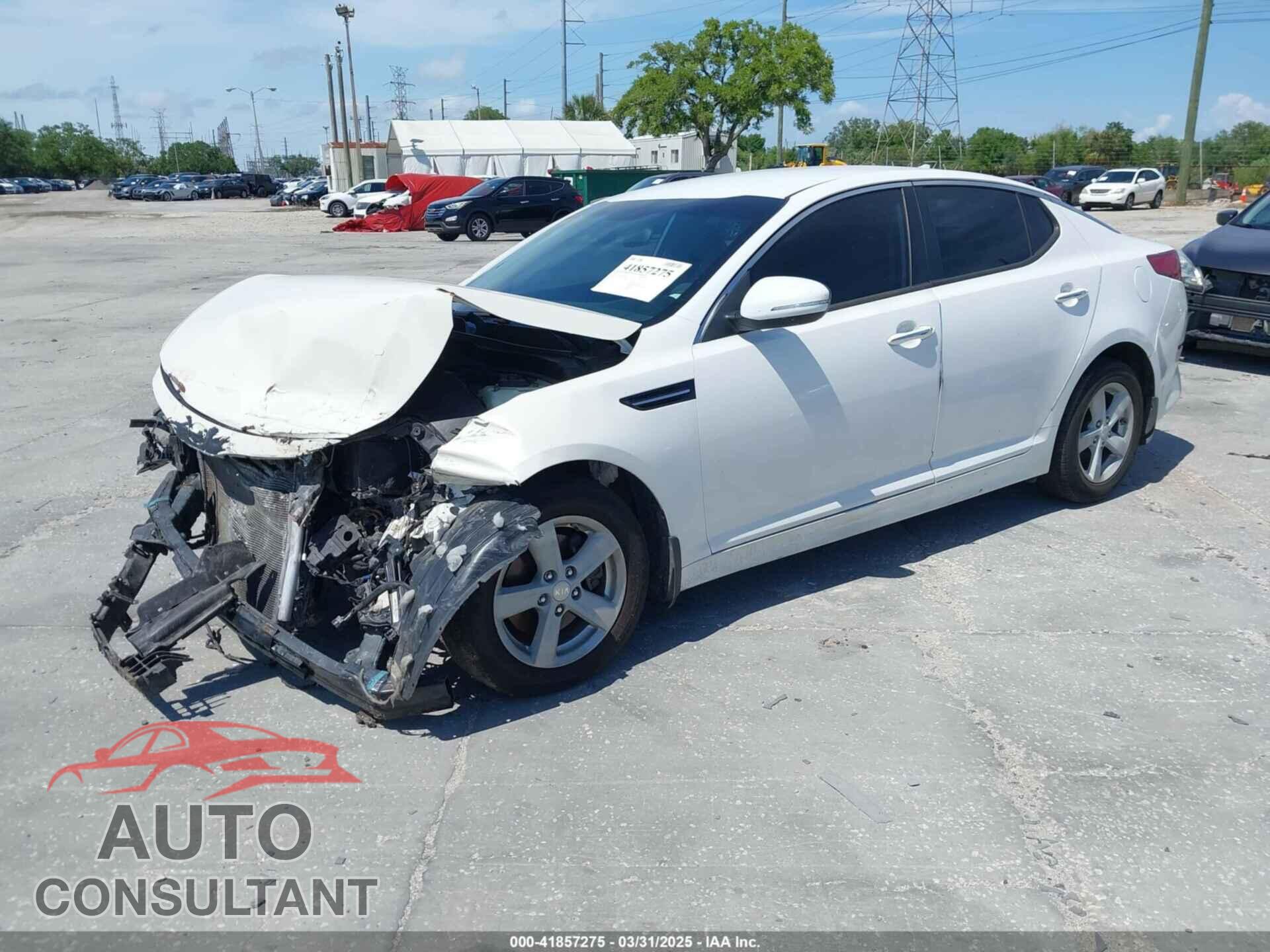 KIA OPTIMA 2015 - KNAGM4A79F5661217
