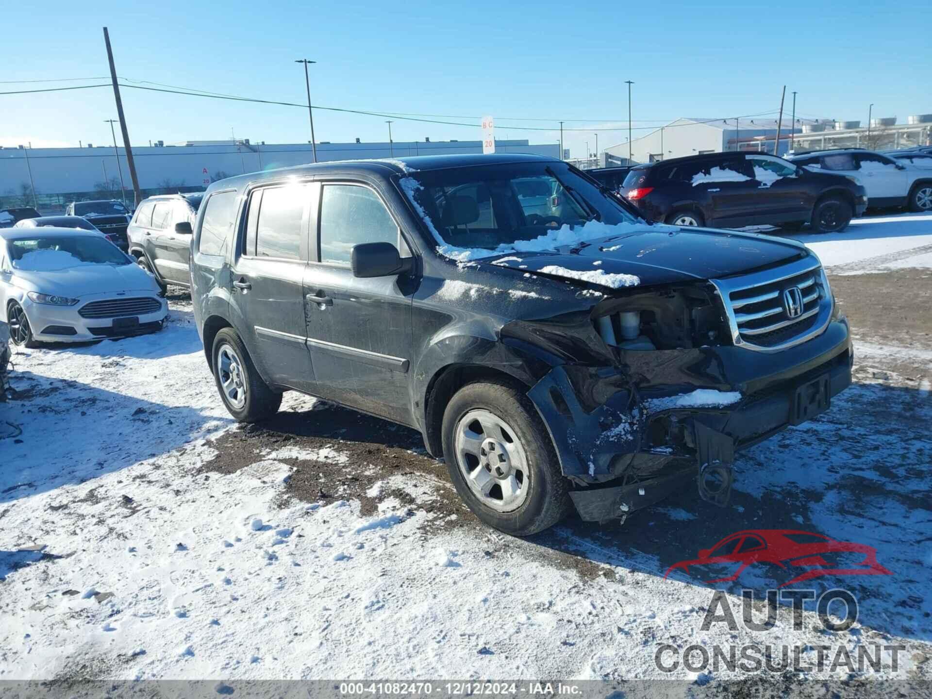 HONDA PILOT 2013 - 5FNYF4H26DB079714