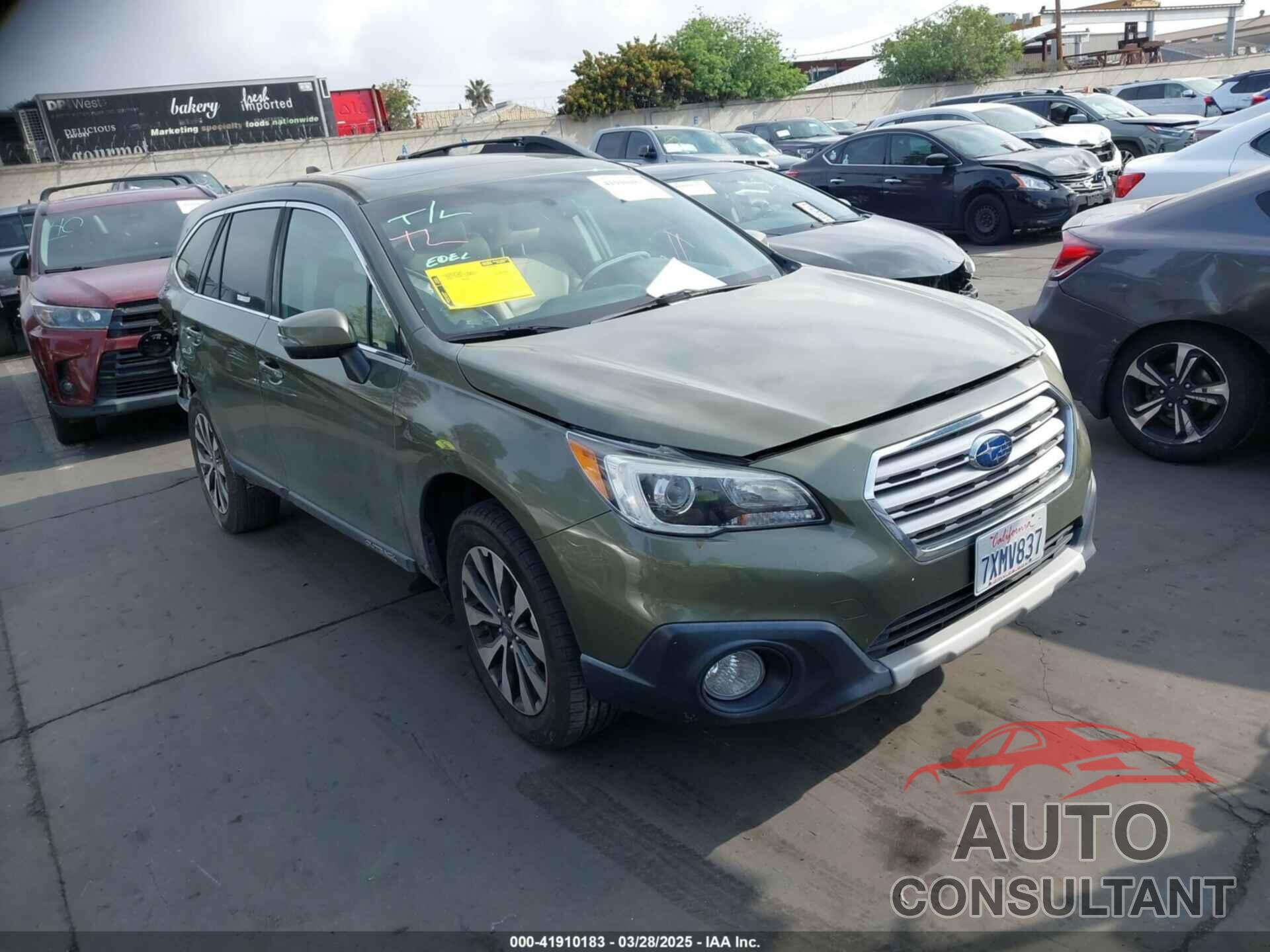 SUBARU OUTBACK 2017 - 4S4BSEKC6H3382192