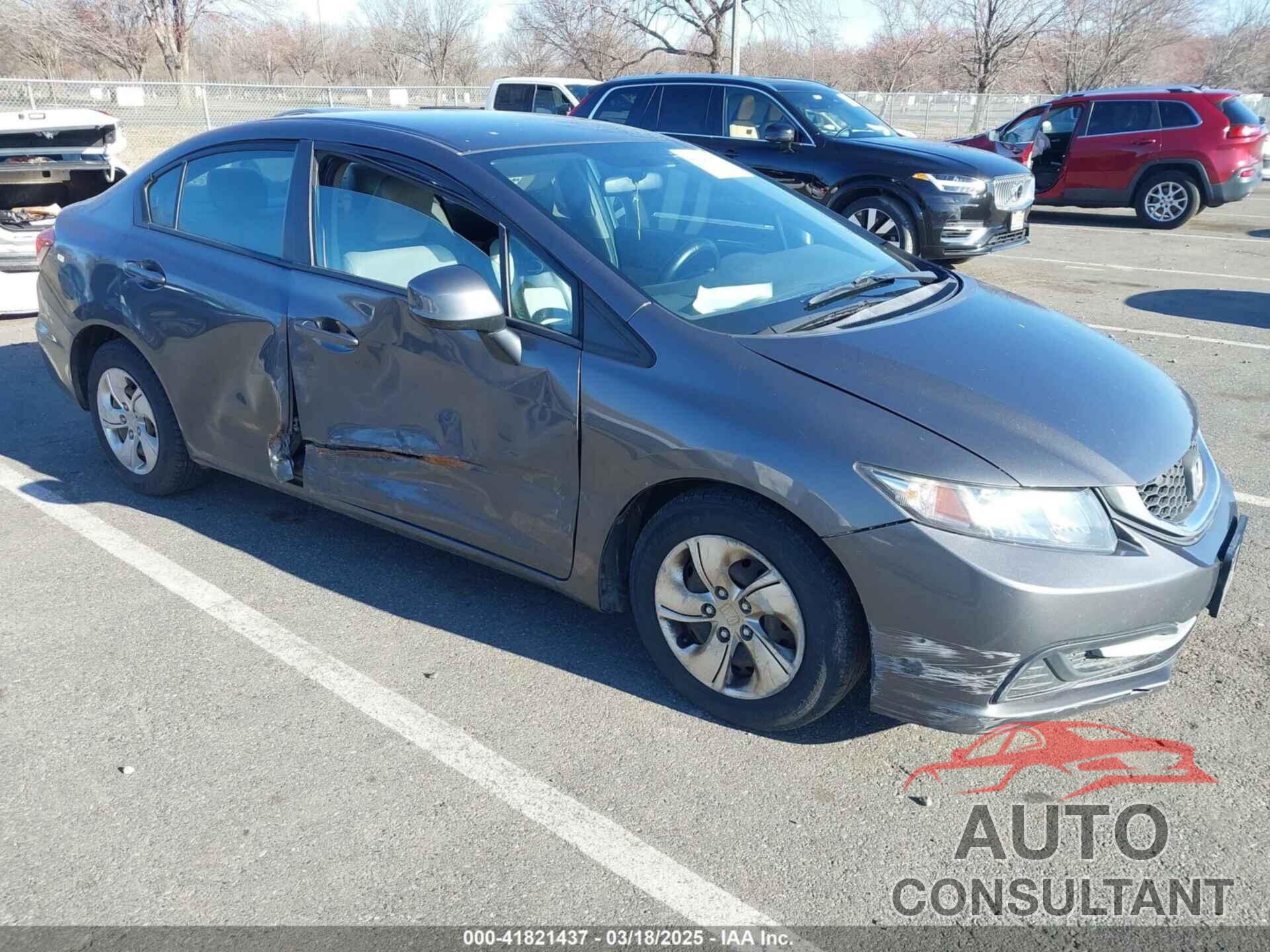 HONDA CIVIC 2013 - 2HGFB2F5XDH544821