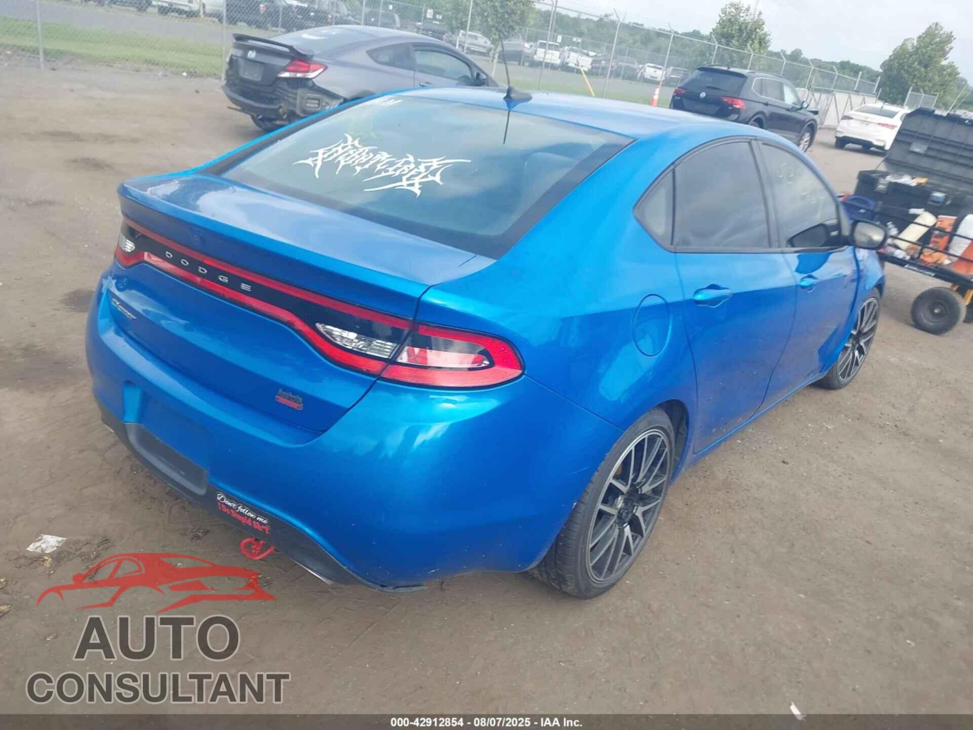 DODGE DART 2015 - 1C3CDFBB2FD243172