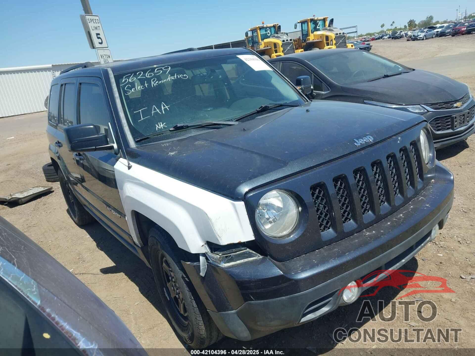 JEEP PATRIOT 2016 - 1C4NJPBB8GD562659