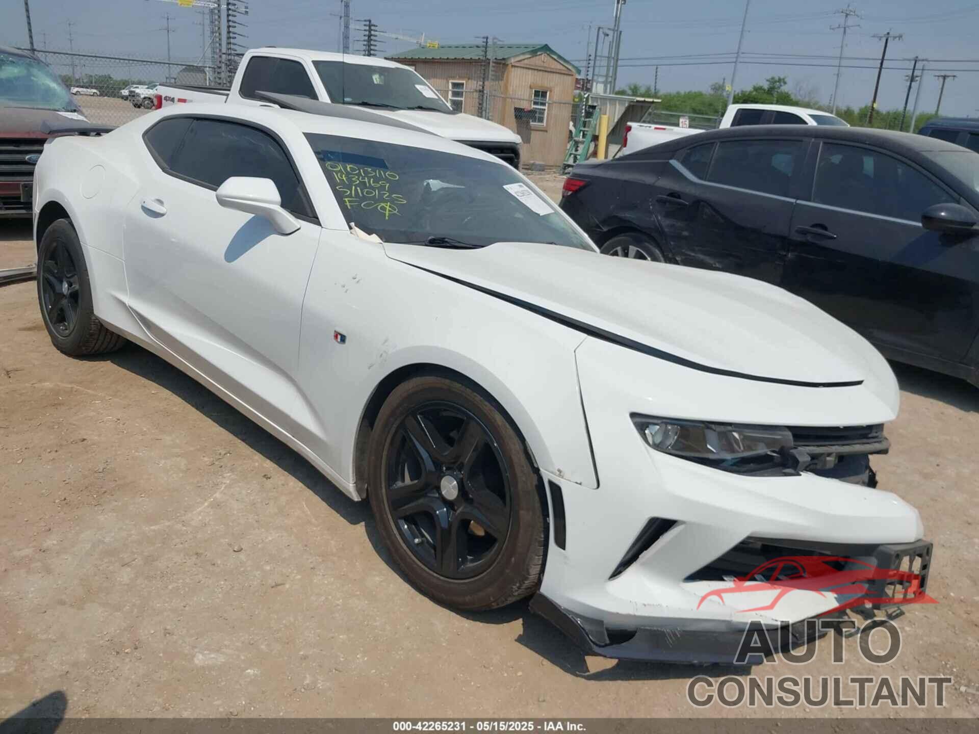 CHEVROLET CAMARO 2016 - 1G1FB1RS6G0143469