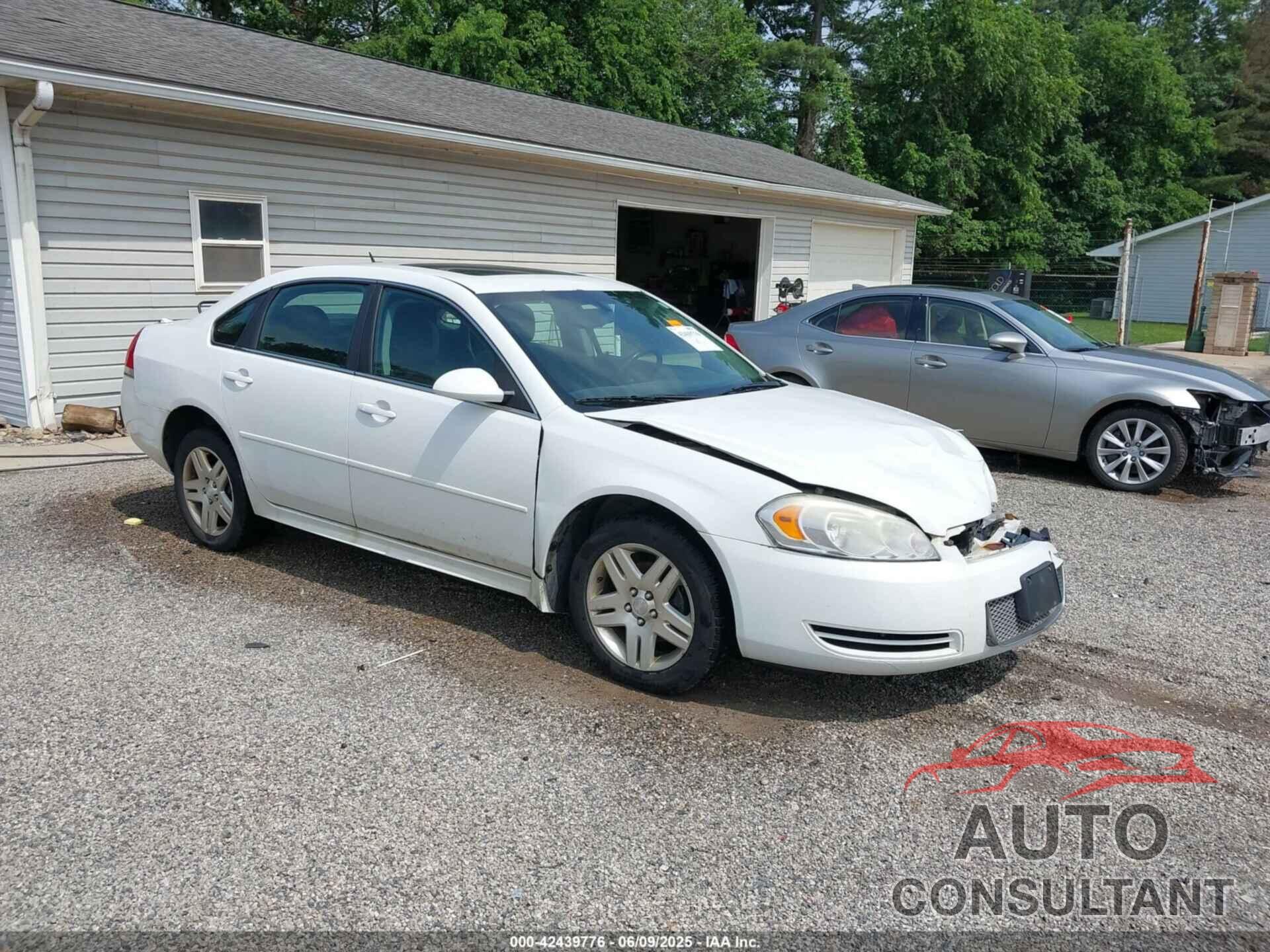 CHEVROLET IMPALA 2012 - 2G1WG5E31C1138539