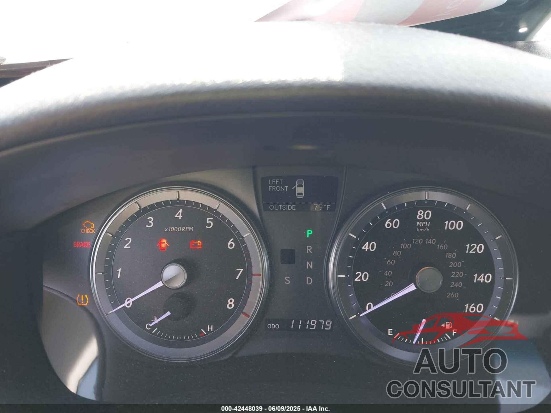 LEXUS ES 350 2011 - JTHBK1EG6B2430989