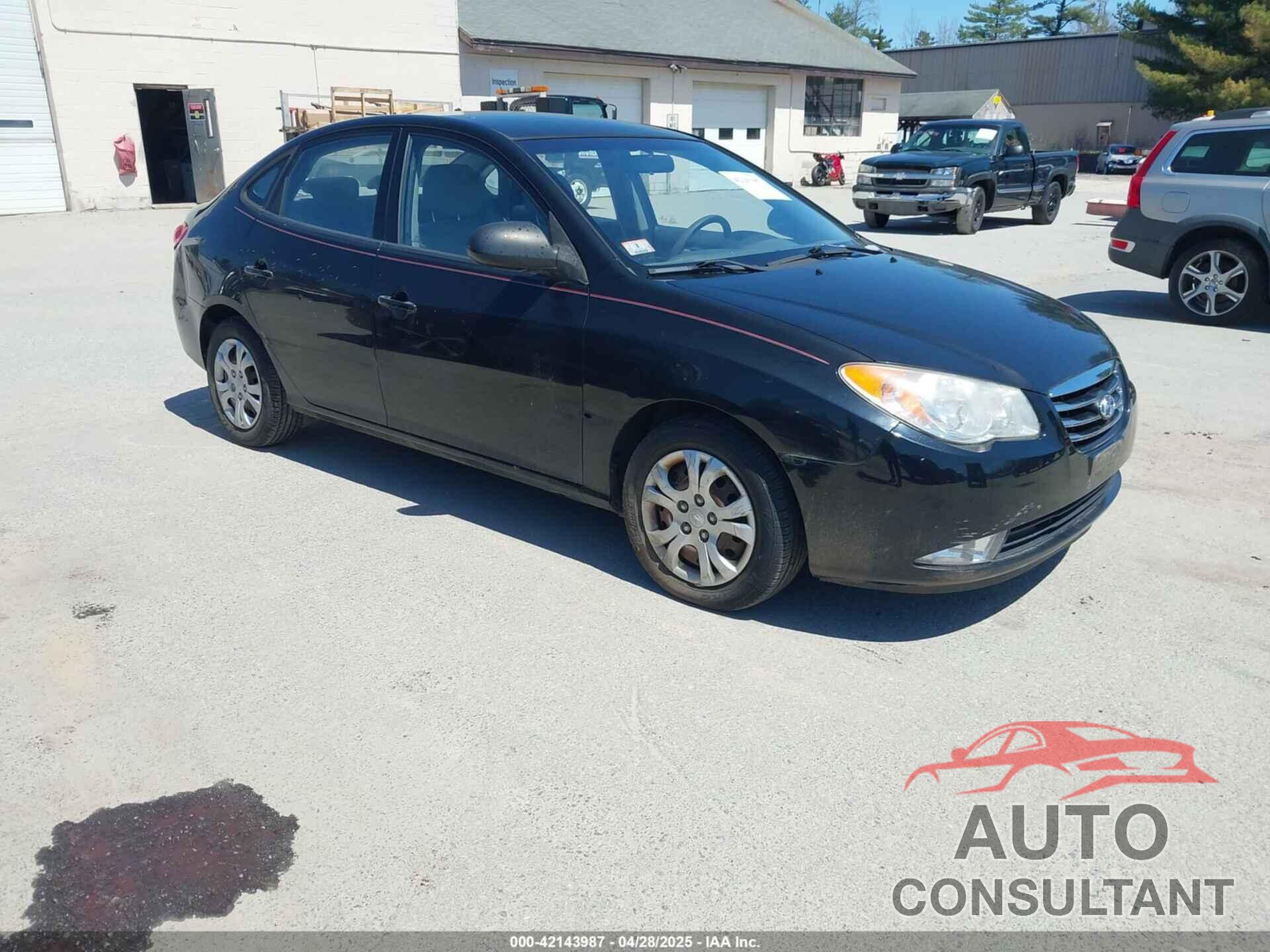 HYUNDAI ELANTRA 2010 - KMHDU4AD7AU947329