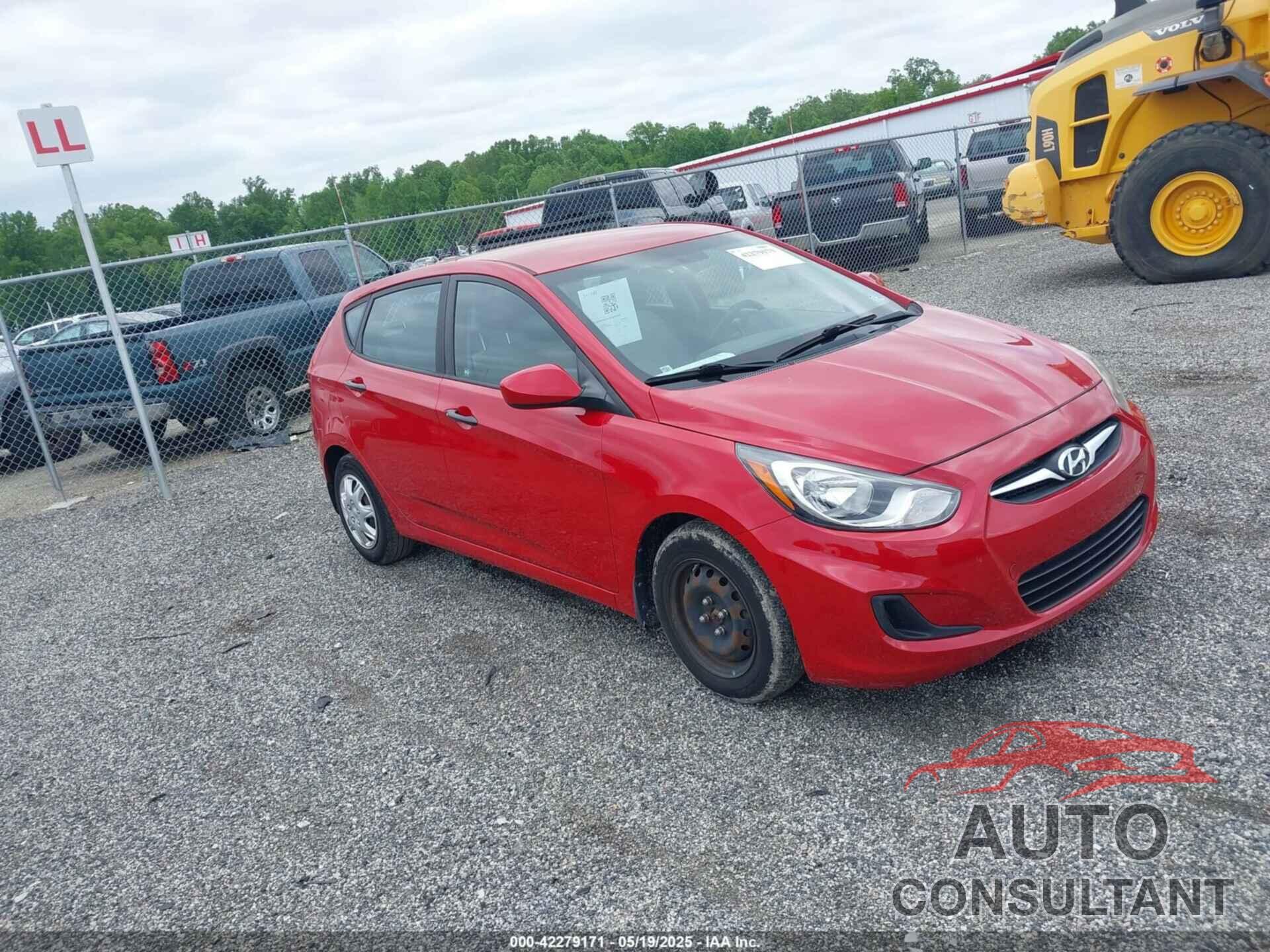 HYUNDAI ACCENT 2013 - KMHCT5AEXDU089856