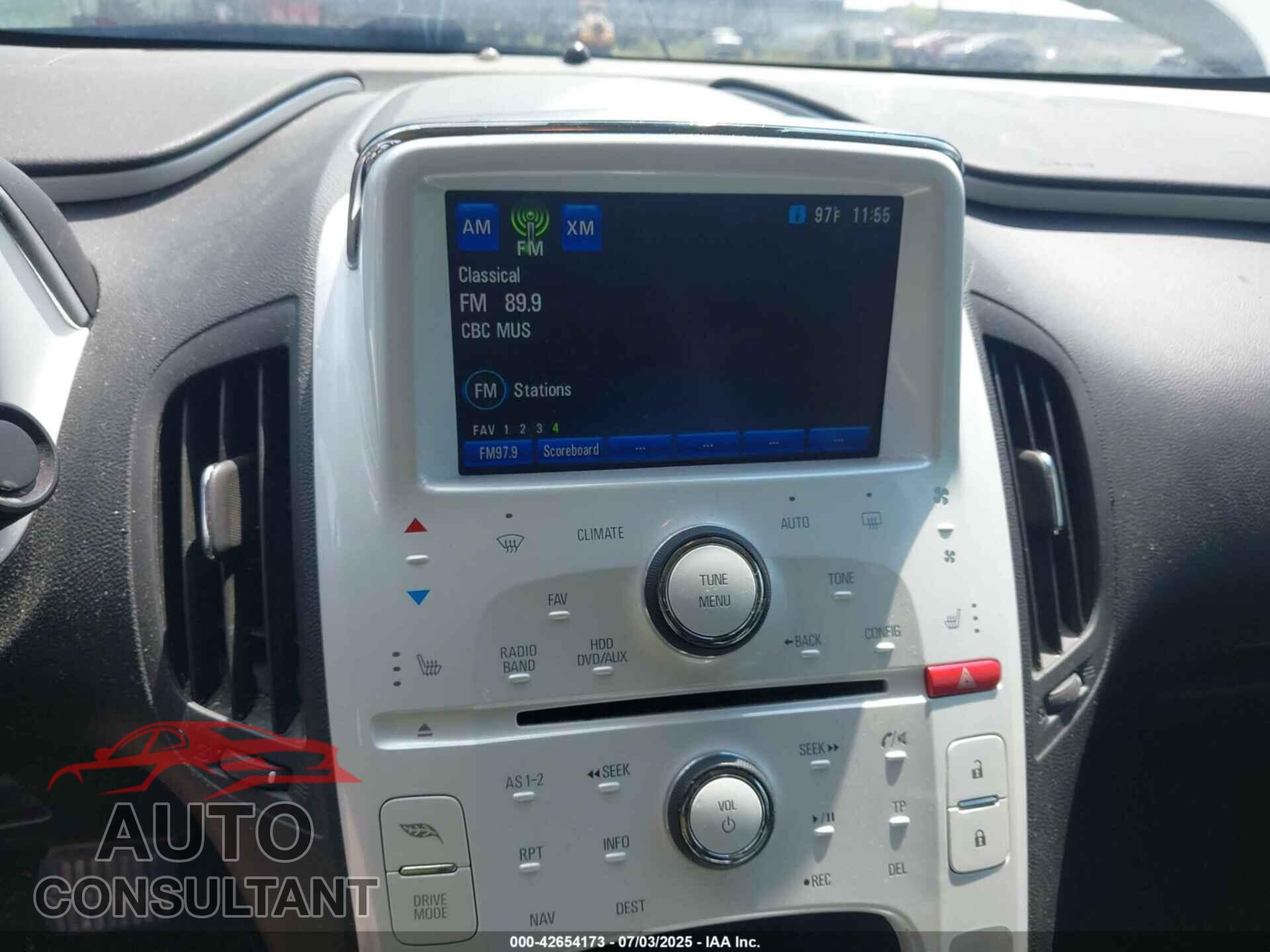 CHEVROLET VOLT 2012 - 1G1RD6E45CU109599